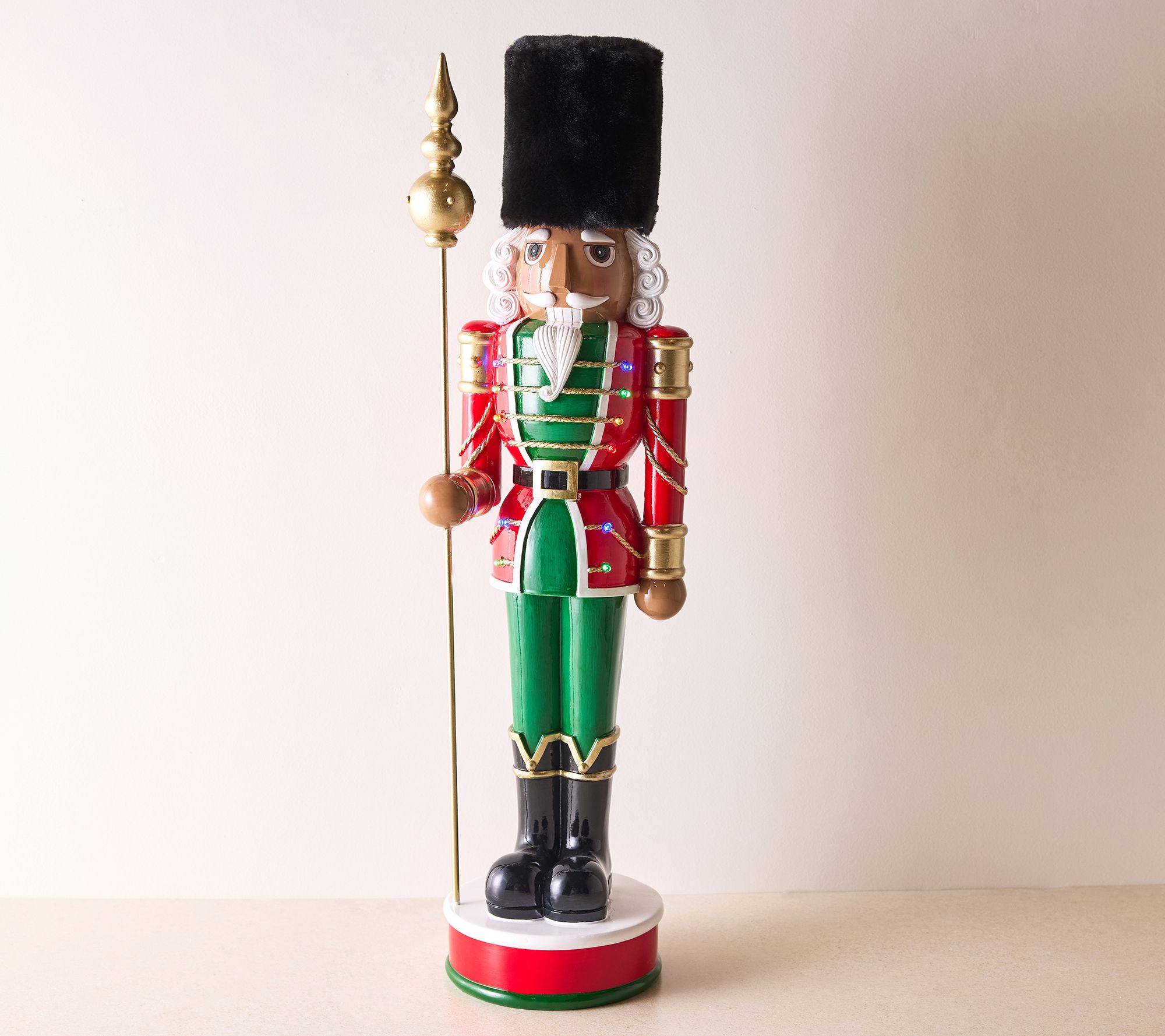 25.5" Illuminated Nutcracker by Valerie