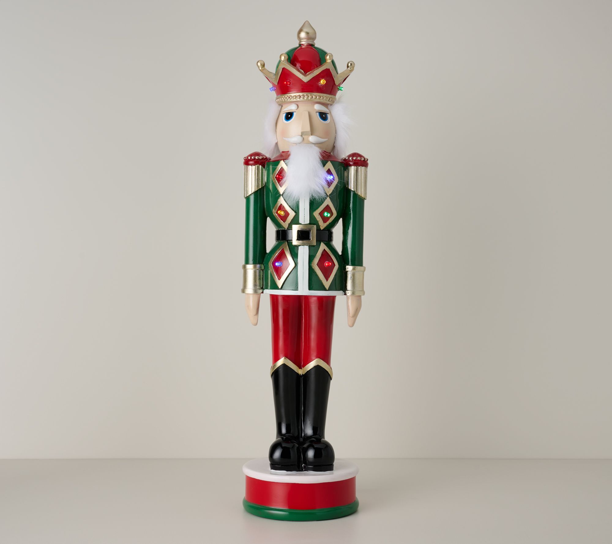 25.5" Illuminated Nutcracker by Valerie
