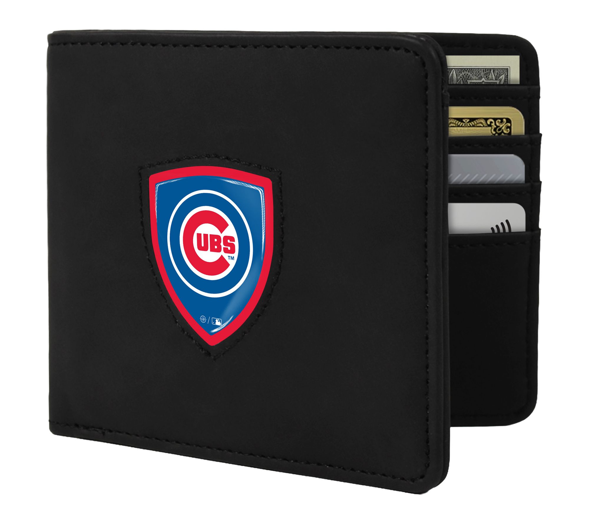 Littlearth MLB Black Shield Wallet