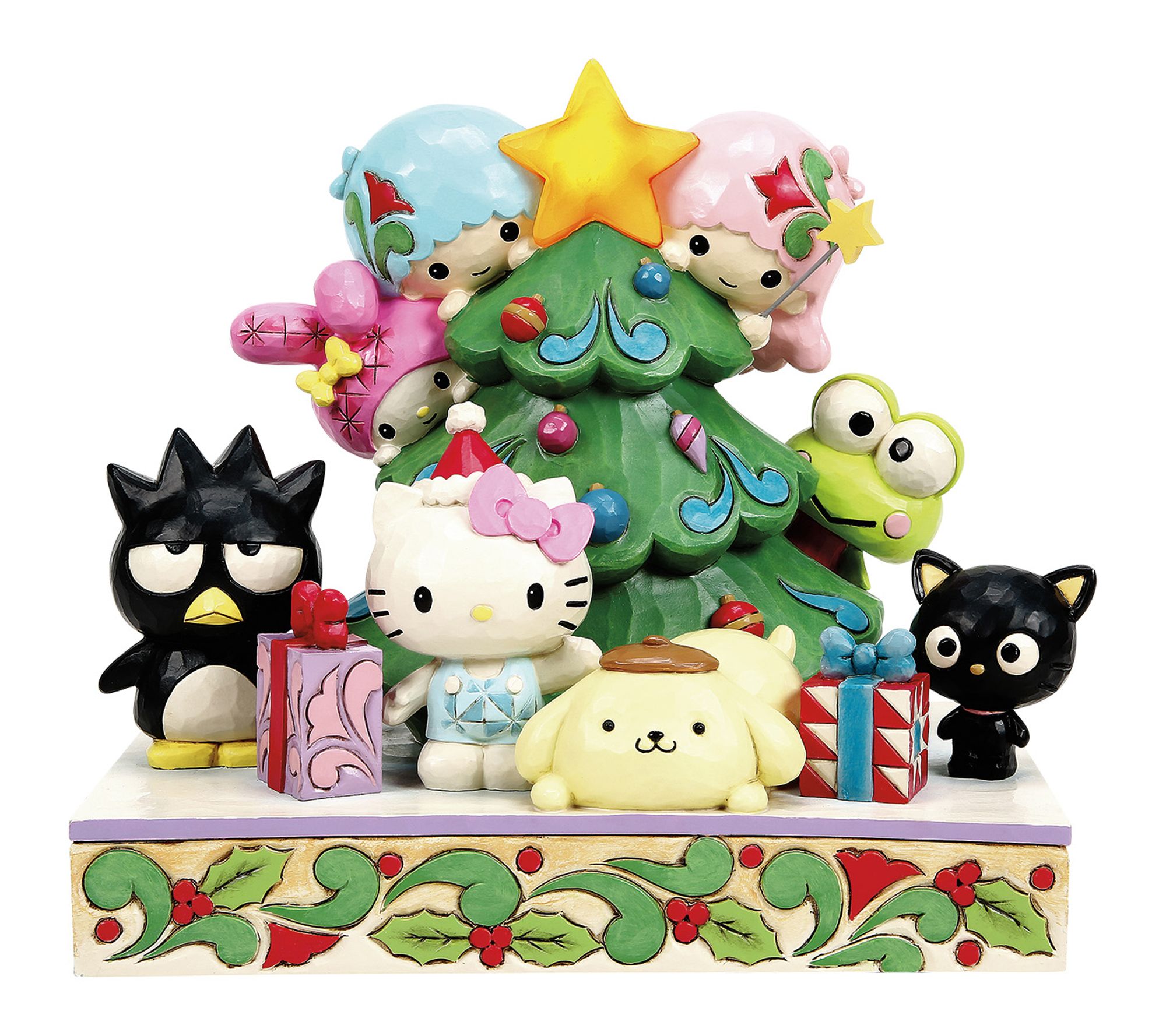Jim Shore Sanrio Hello Kitty & Friends Tree Figurine 6.6in H