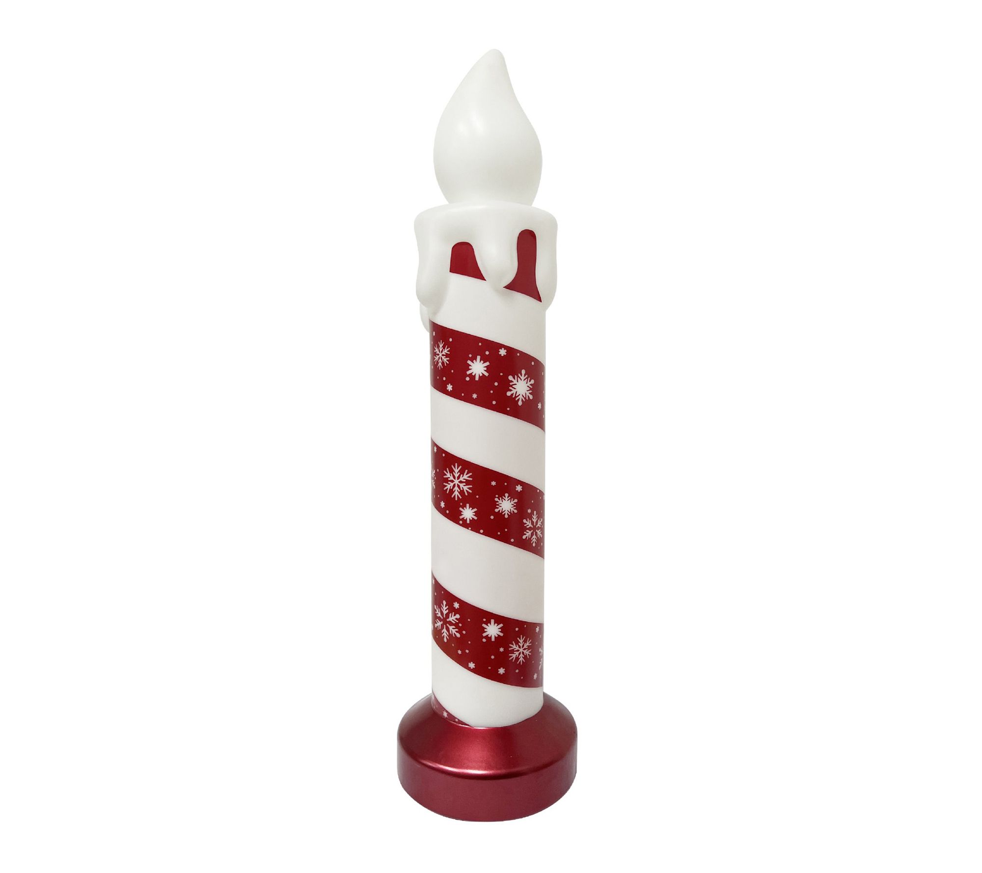 Fraser Hill Farm 3.3-Ft. Light Up Christmas Candle Blow