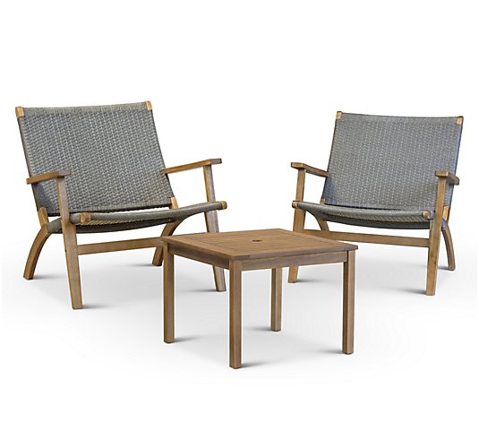 Wicker Conversation Setby Gerson, Qvc Outdoor Furniture