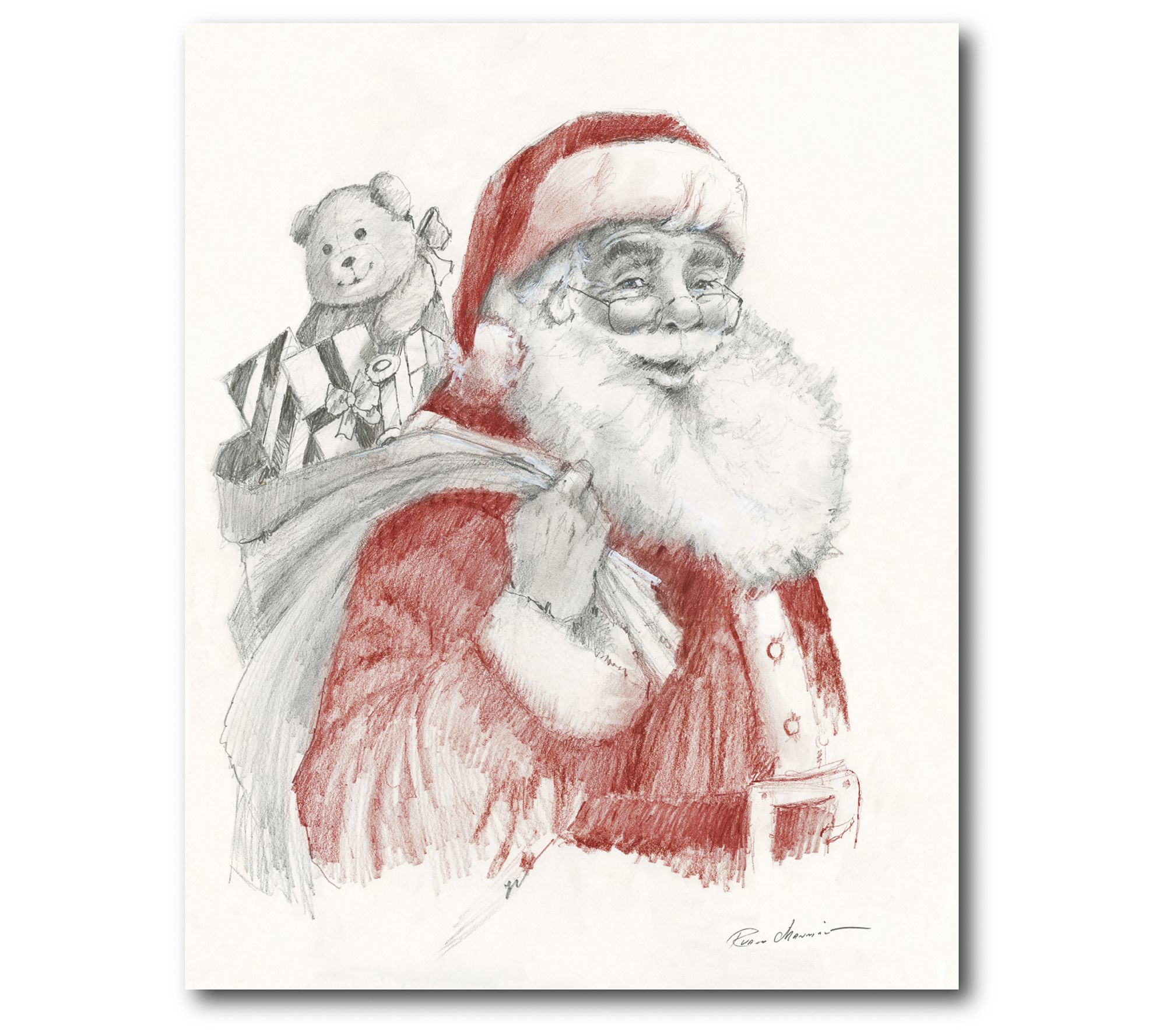 Courtside Market Ready For Christmas 20x24 Canvs