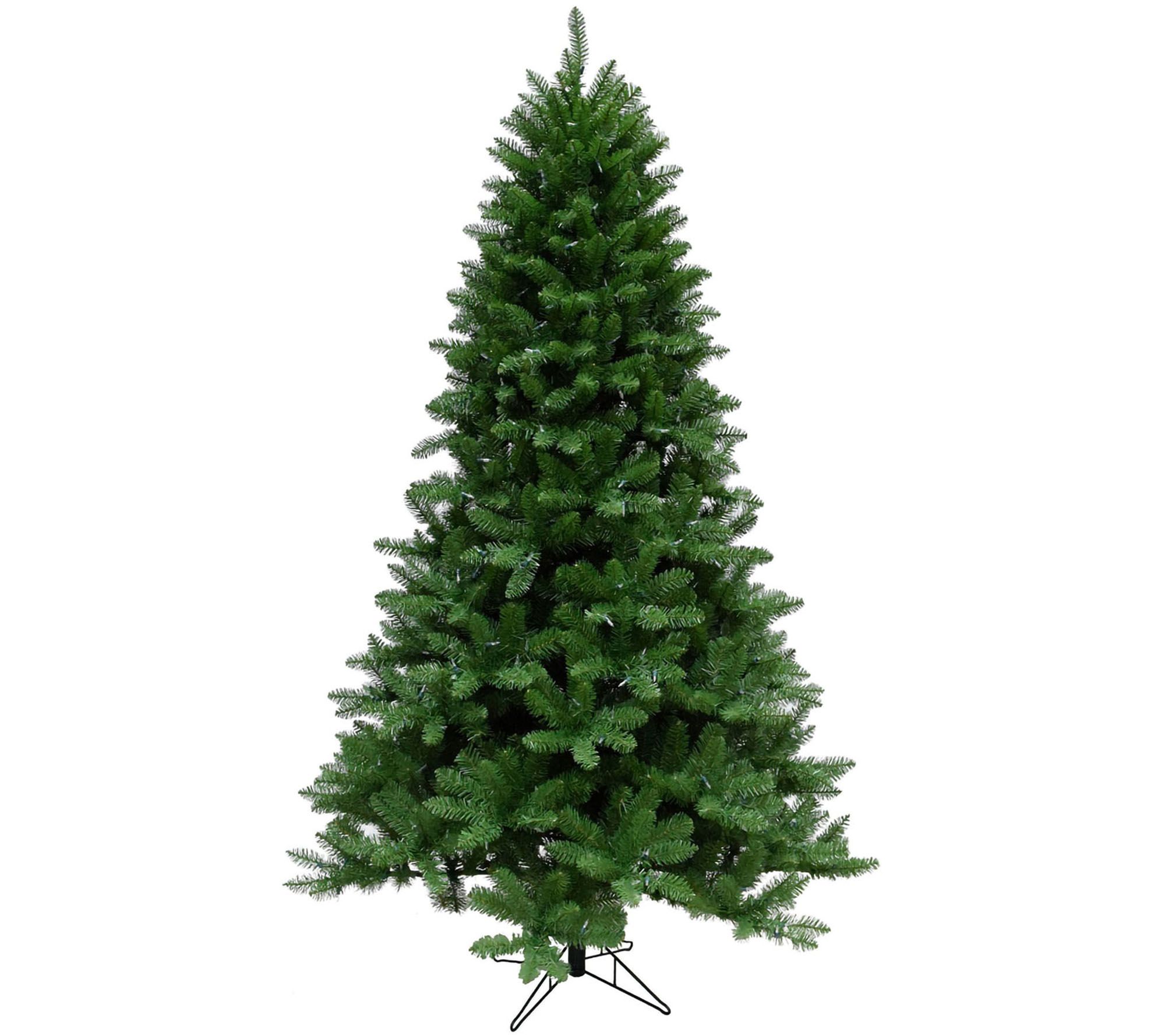 Christmas Time 6.5' Greenland Pine Clear Smartrelit Tree - QVC.com
