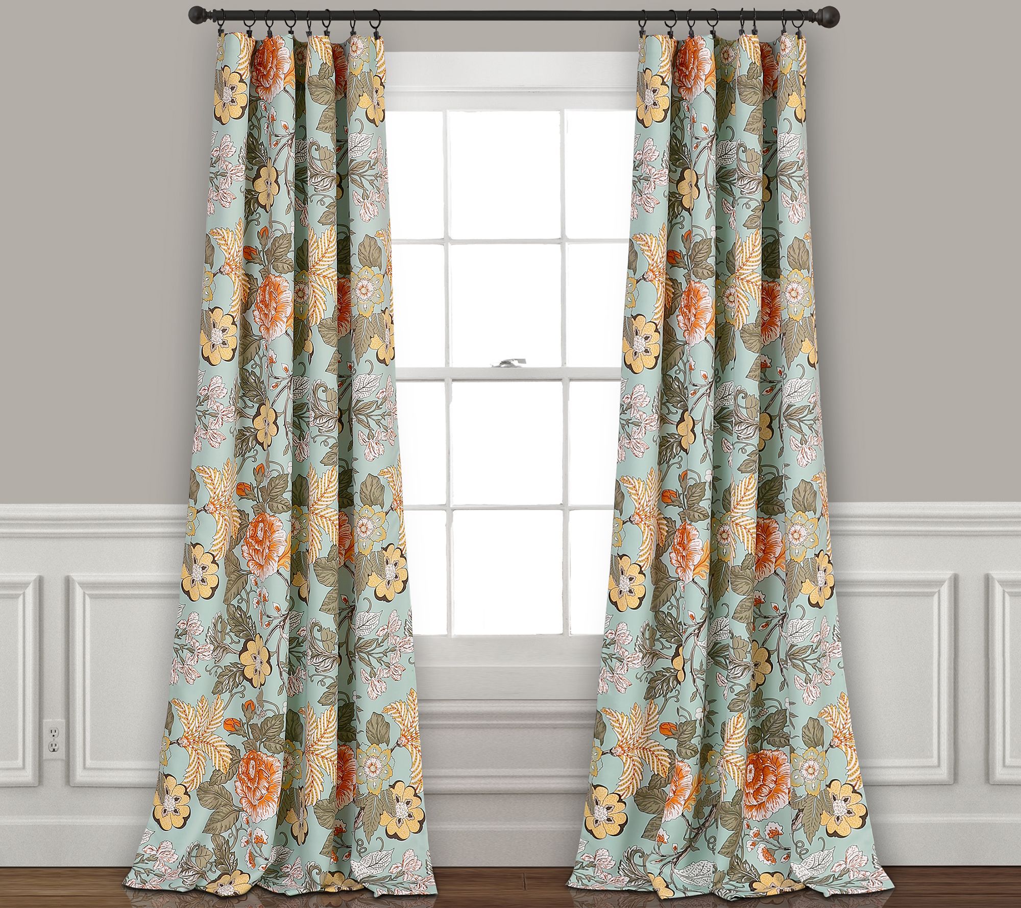 Sydney Set of 2 Room Darkening Window Panels by Lush Decor