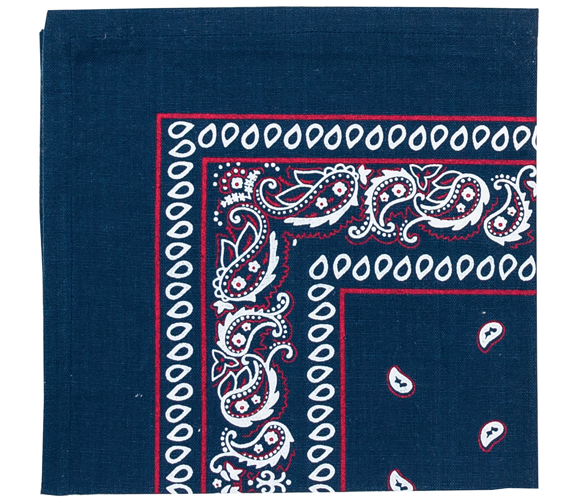 Set of 6 Bandana Style Cloth Napkins by Valerie - QVC.com