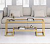 Hudson&Canal Athena Contemporary Rectangular Coffee Table, 2 of 5
