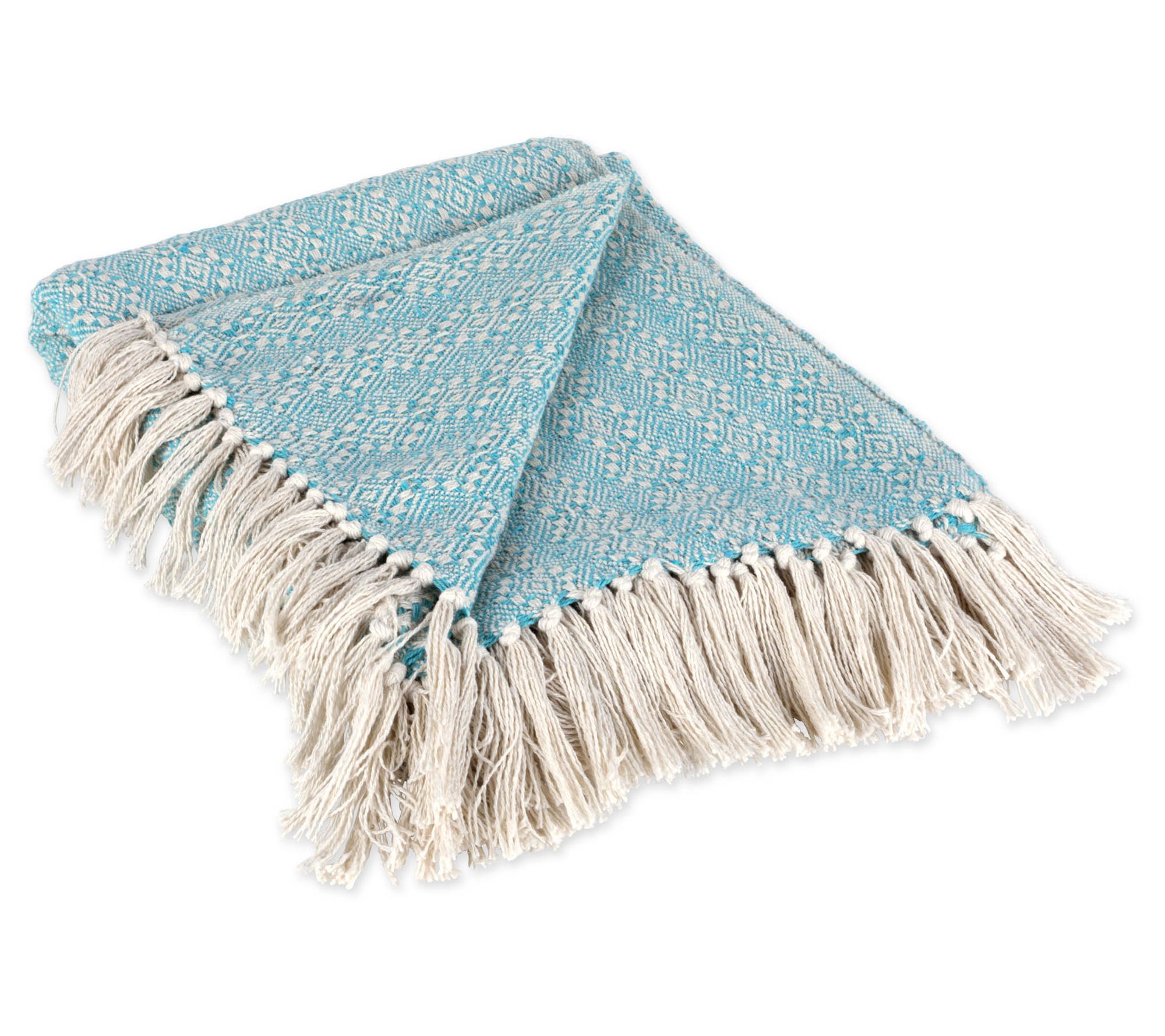 DII Diamond Chevron Throw with Fringe