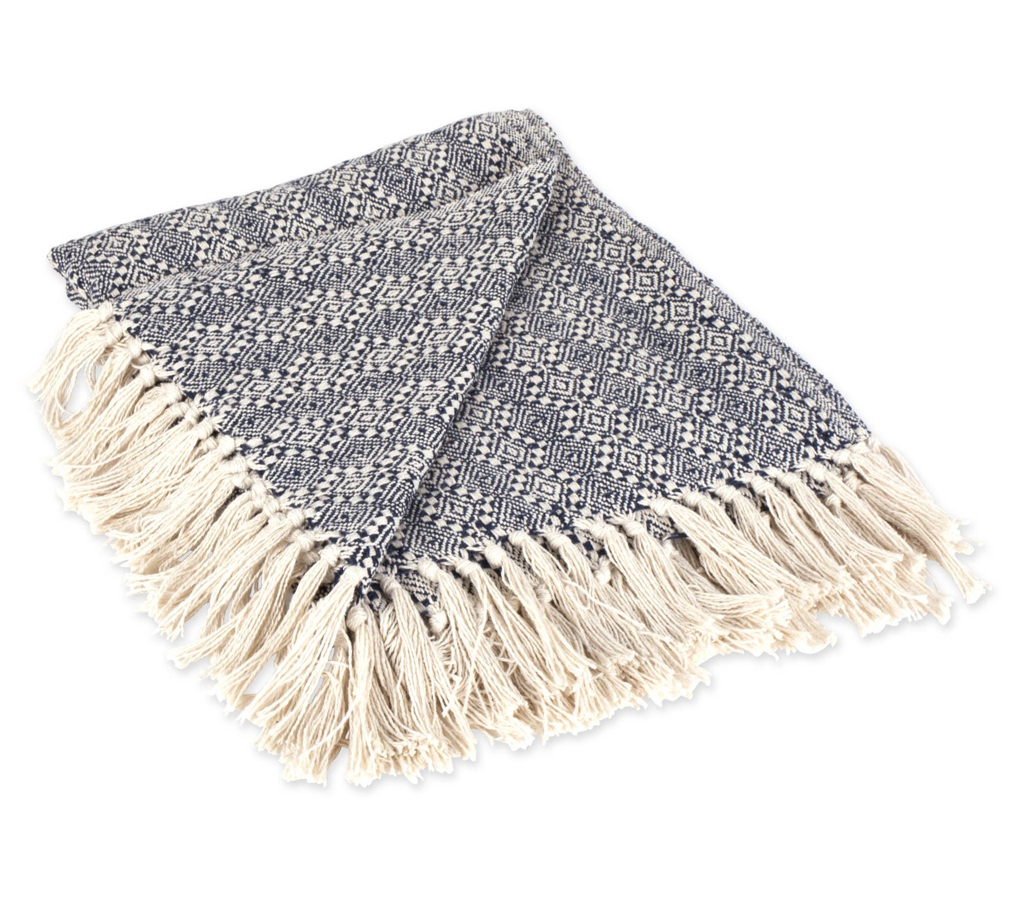DII Diamond Chevron Throw with Fringe