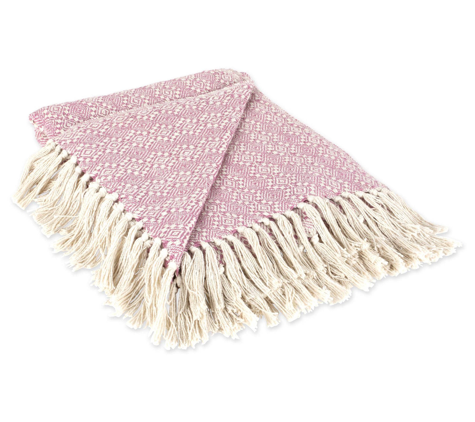 DII Diamond Chevron Throw with Fringe