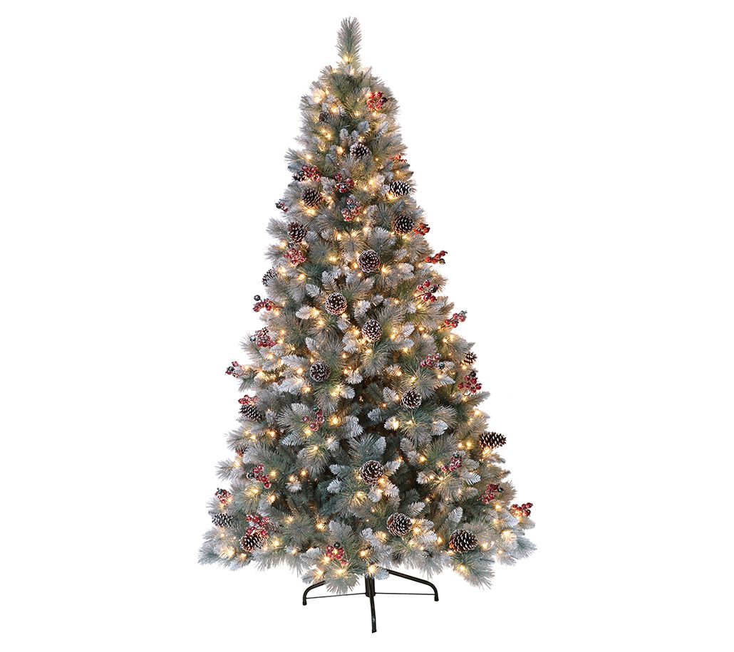 7.5' PreLit Sterling Pine Artificial Tree 600 C lear Lights