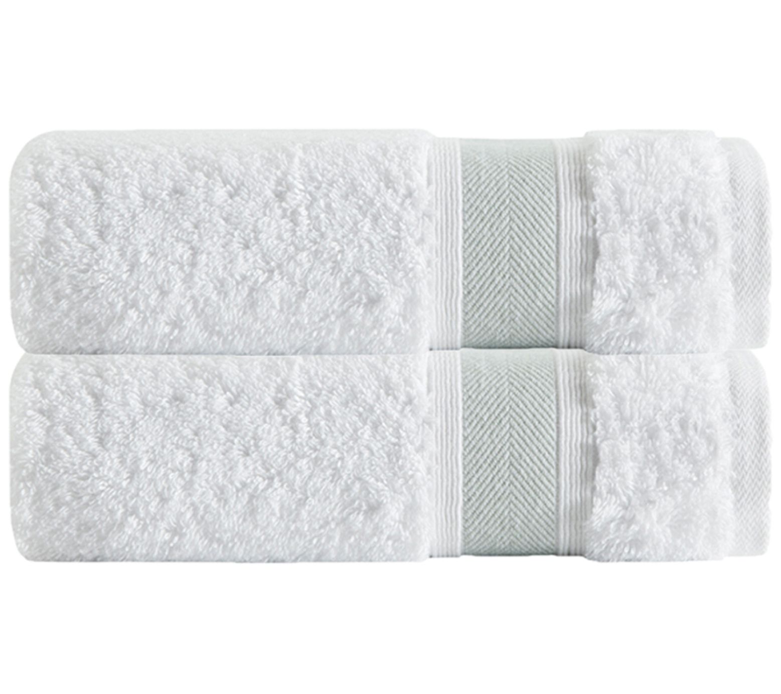 Unique Turkish Cotton Bath Towels (Set Of 2)