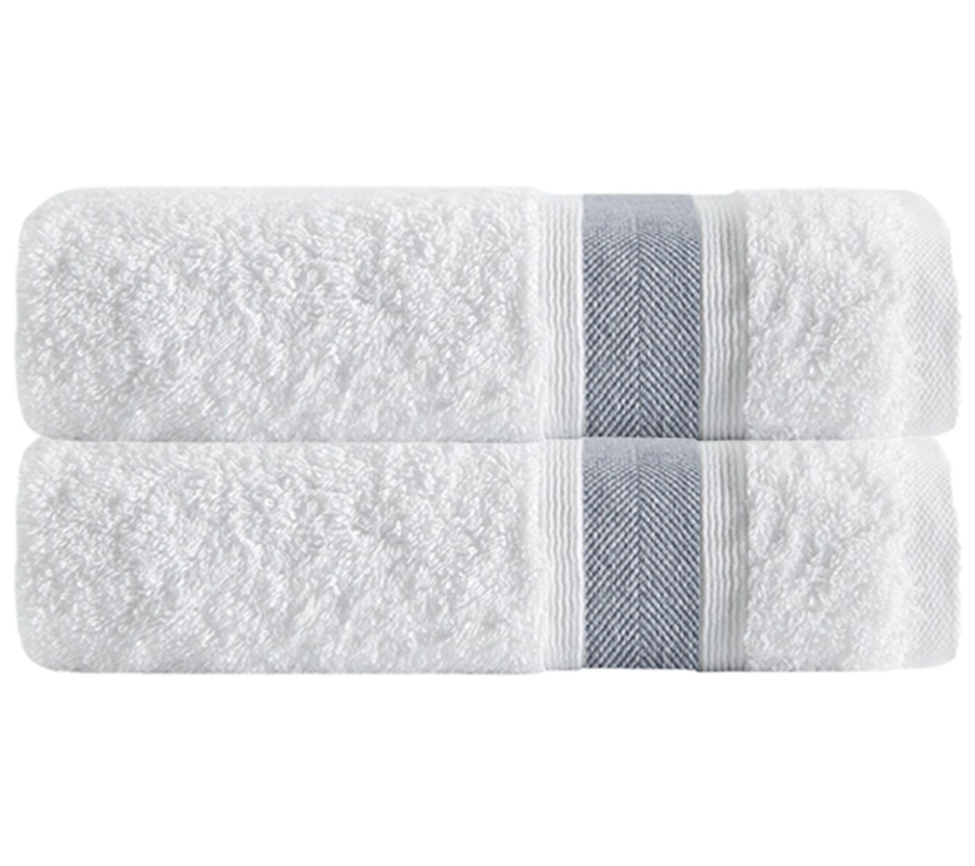 Unique Turkish Cotton Bath Towels (Set Of 2)