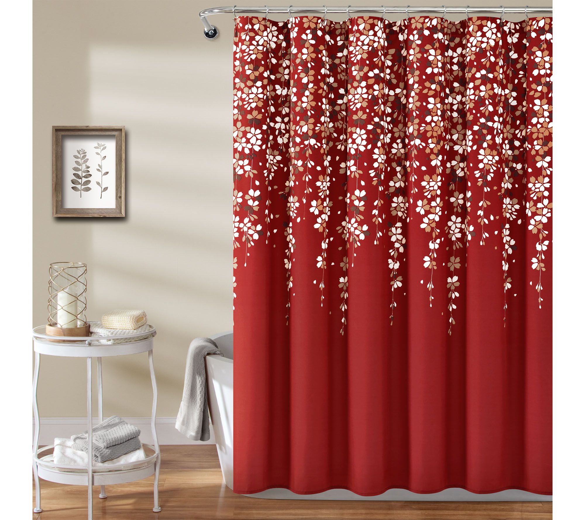 Weeping Flower 72" x 72" Shower Curtain by LushDecor