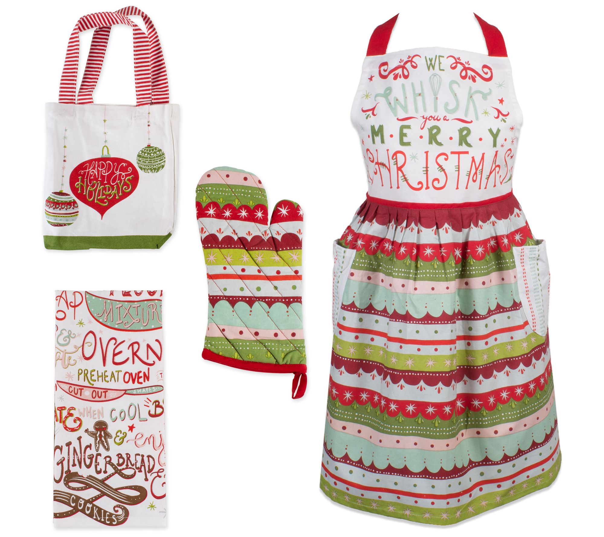 4-Piece Christmas Baking Set