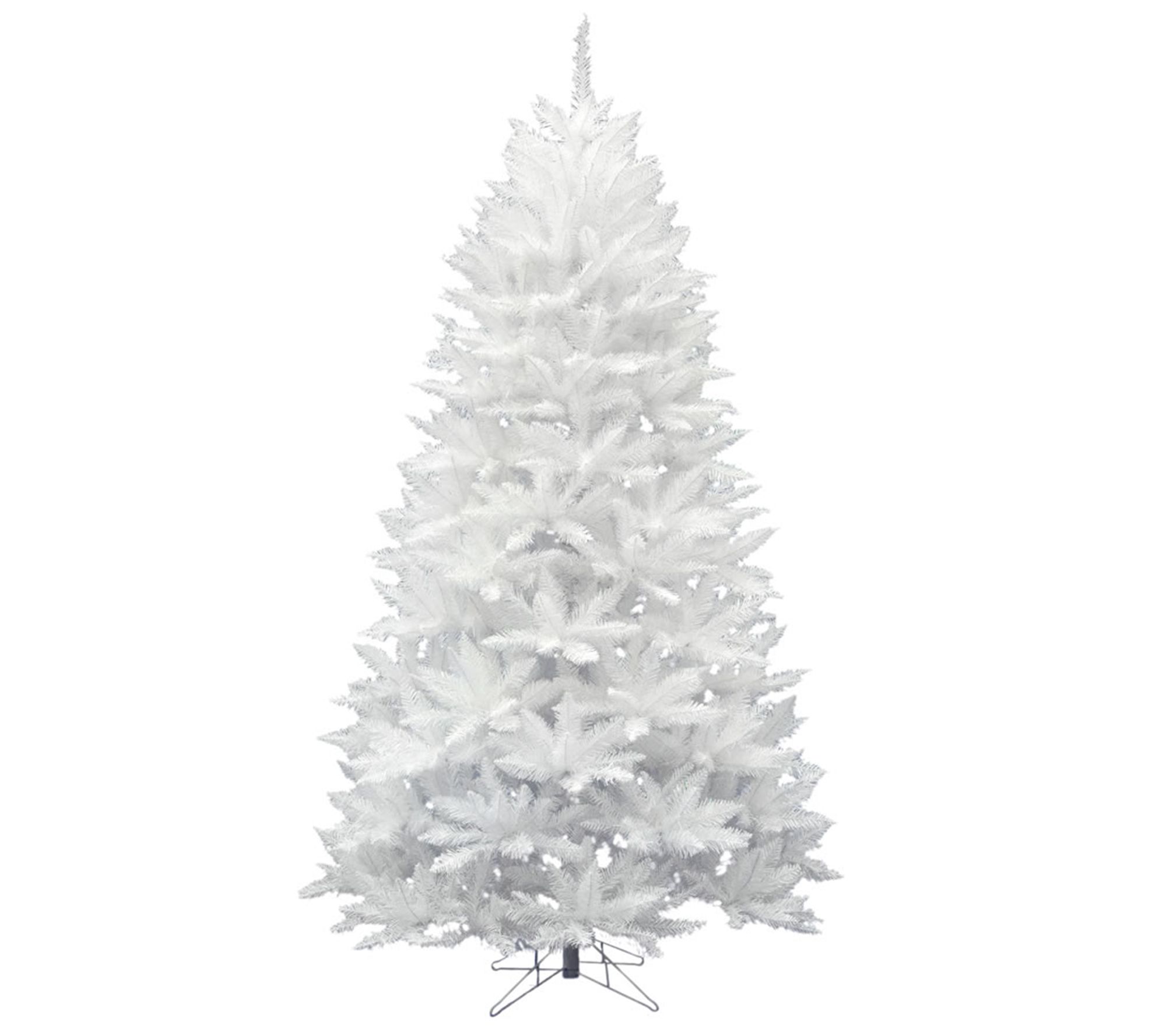 Vickerman 7.5' Sparkle White Spruce Christmas Tee, Unlit