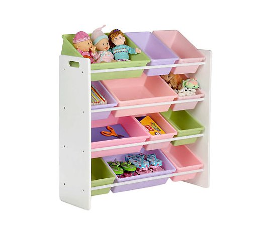 Honey-Can-Do Pastel Colors Sort-and-Store Toy Organizer