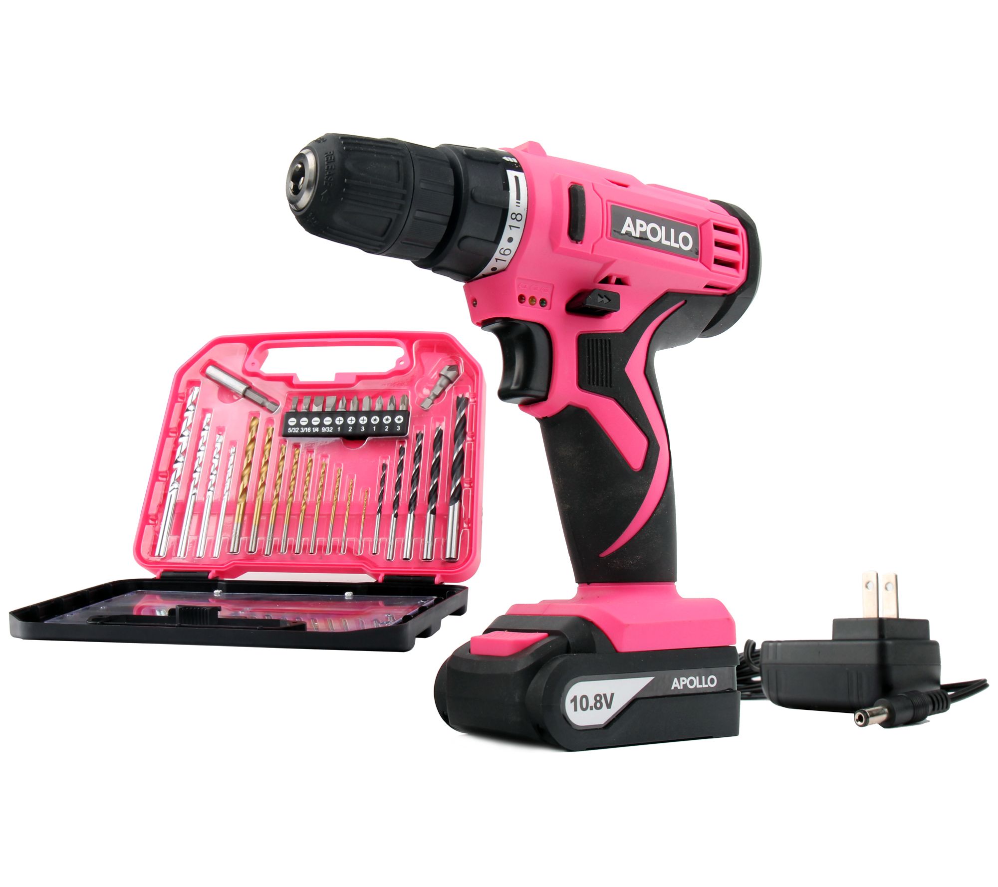 Apollo Tools 10.8 V Li-Ion Drill with 30 Pc BitSet DT4937