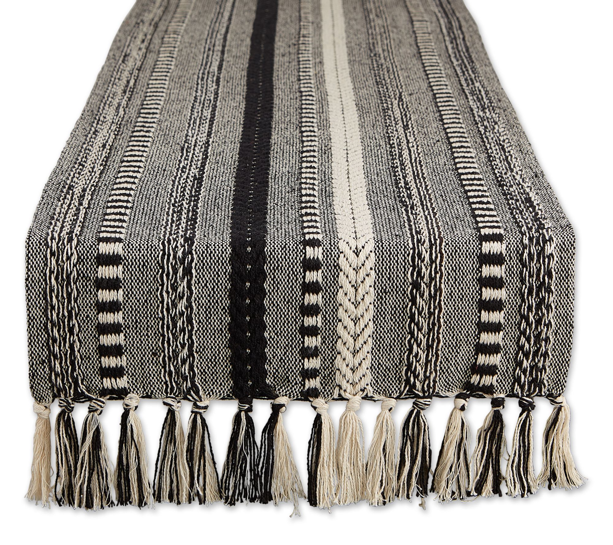 Design Imports Braided Stripe Table Runner 15x7
