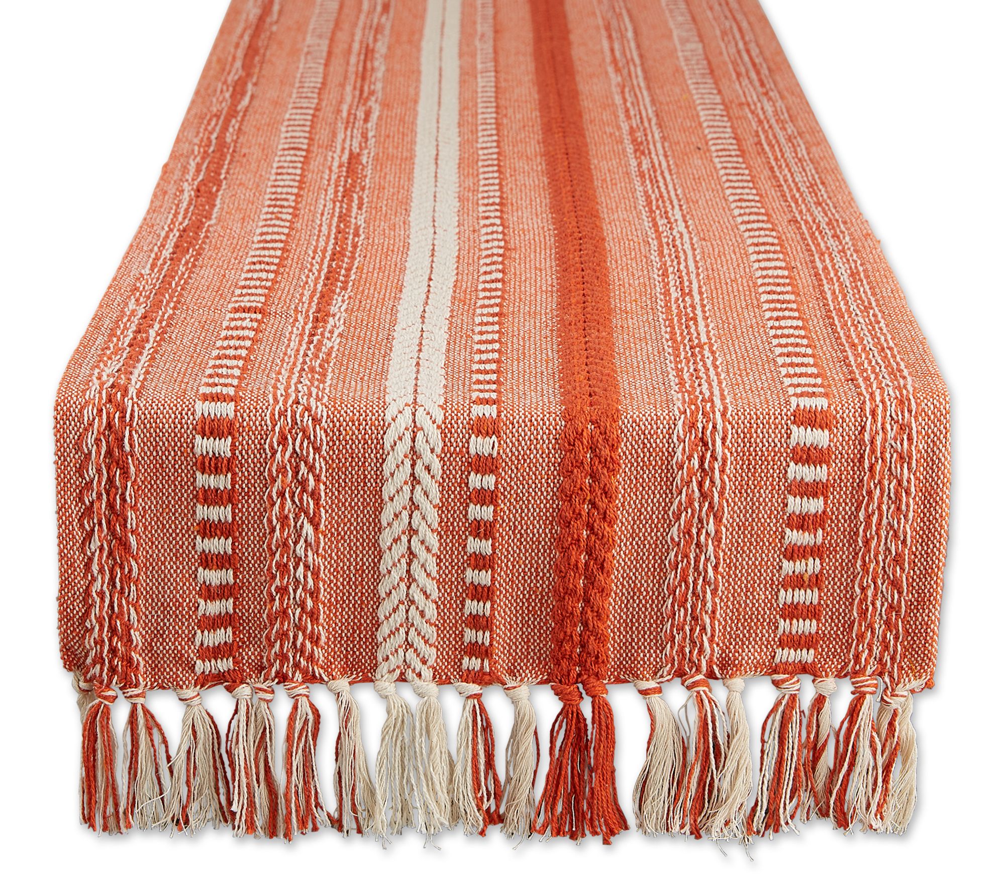 Design Imports Braided Stripe Table Runner 15x7