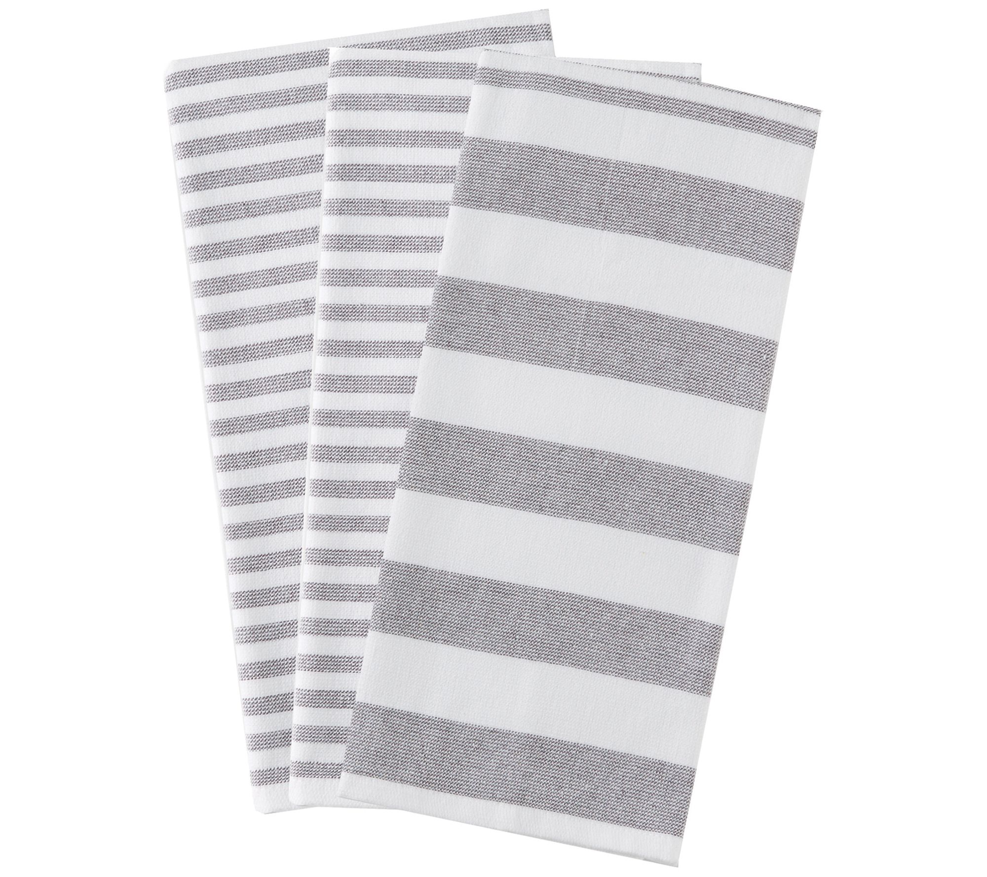 Design Imports White Bar Mop Dishtowel & Dishcloth Set of 8