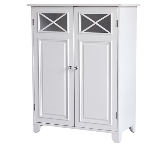 Teamson Home Dawson Wooden Floor Cabinet, White