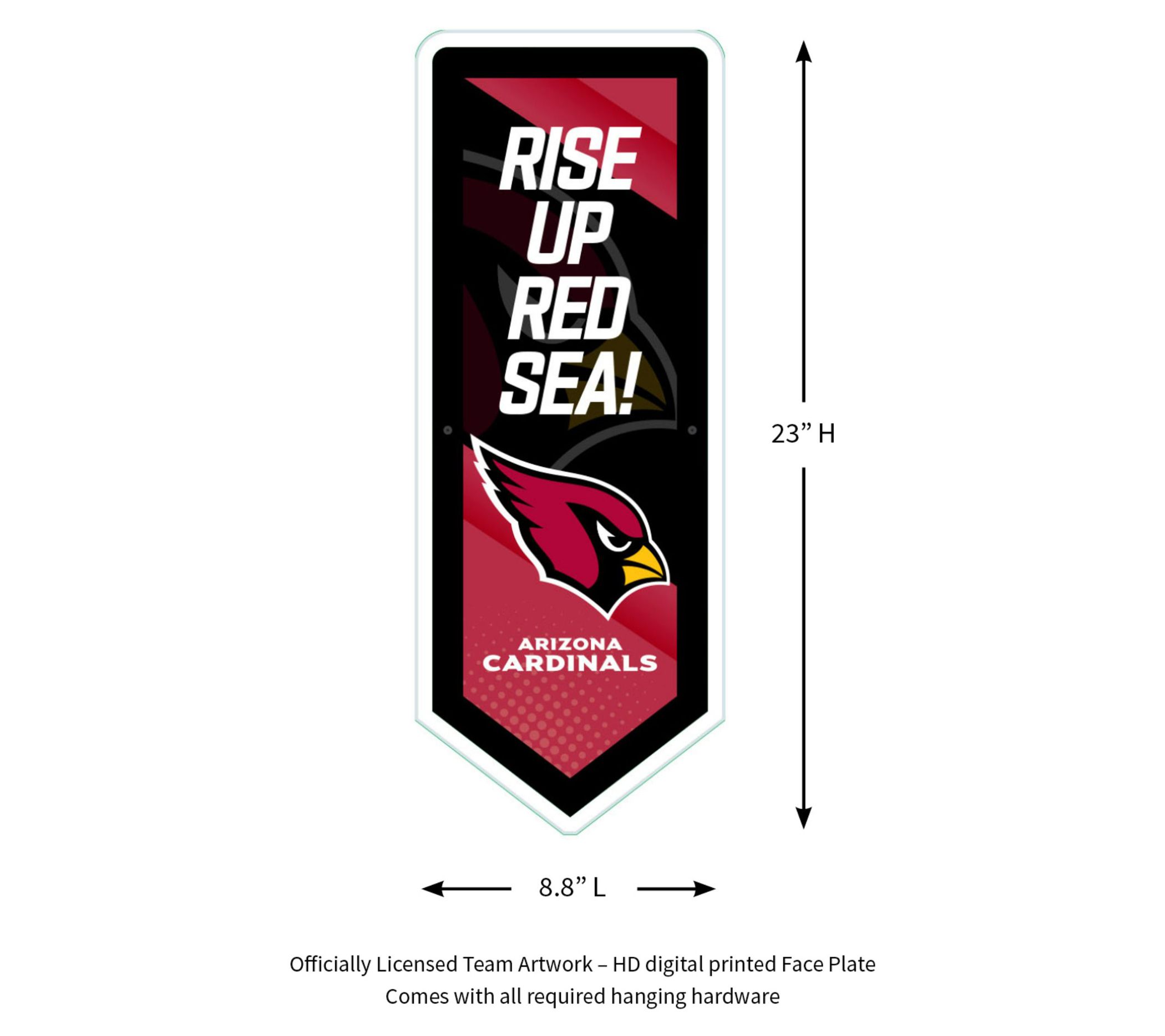 Evergreen Arizona Cardinals 'Rise Up' LED Pennant Wall Décor, Best Price  and Reviews