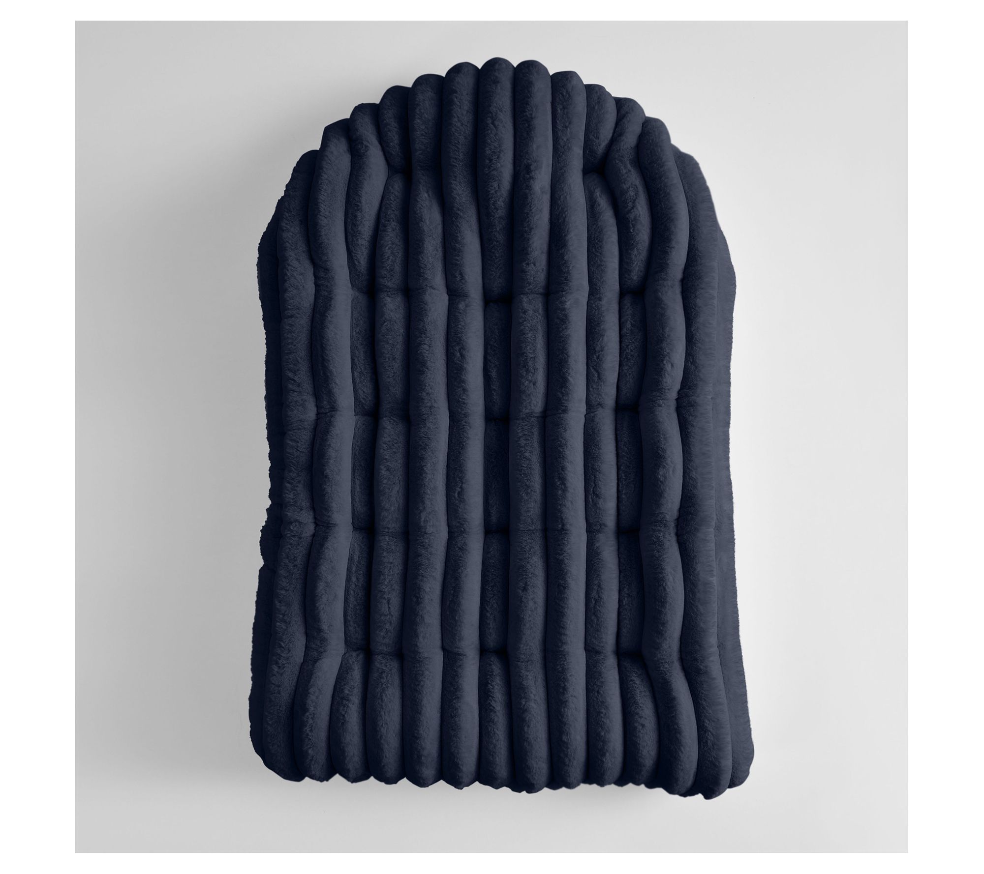 Sorra Home Faux Fur Indoor Egg Chair Cushion