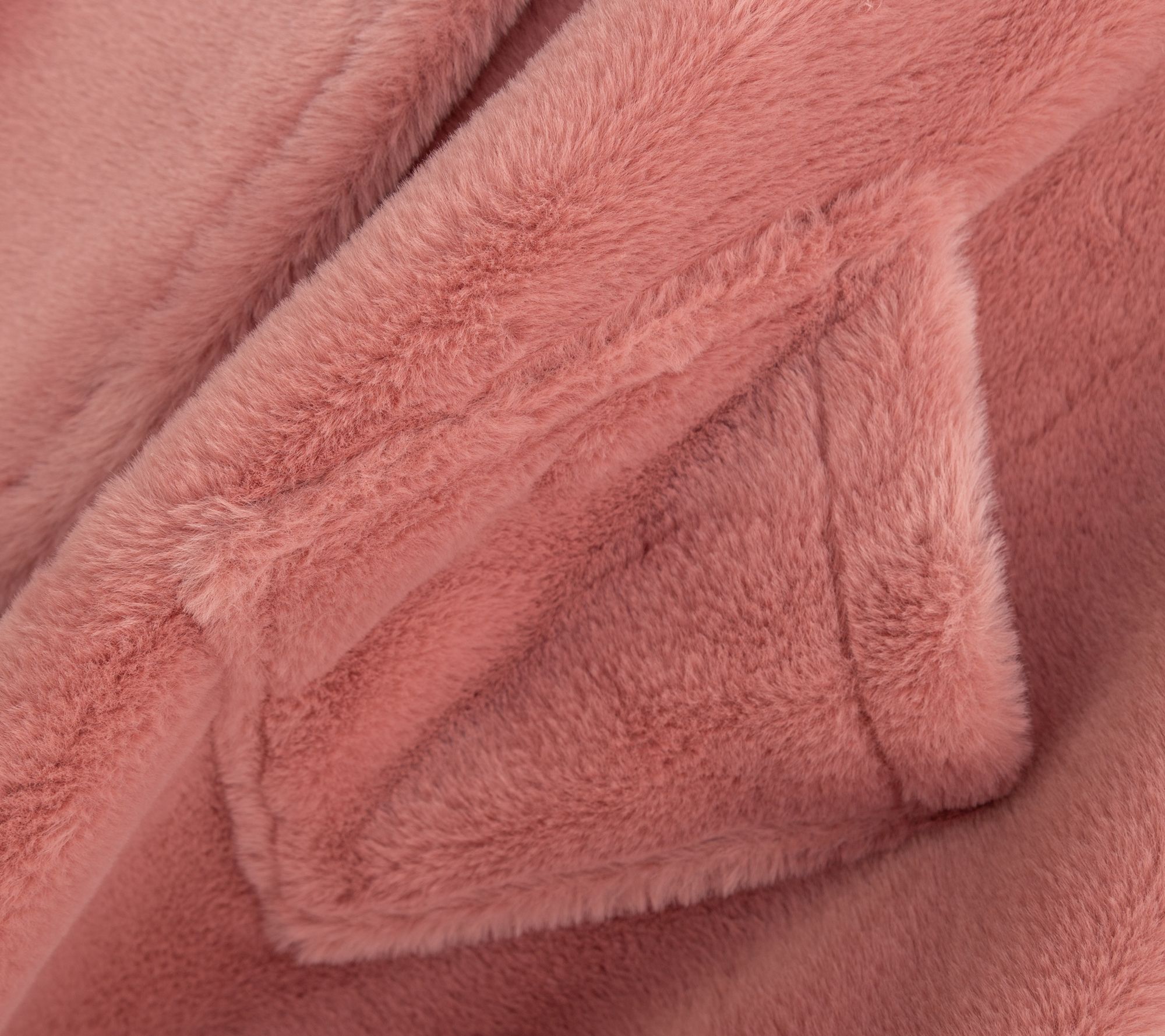 Berkshire Grace Fur and Loftmink Wearable Throw - QVC.com