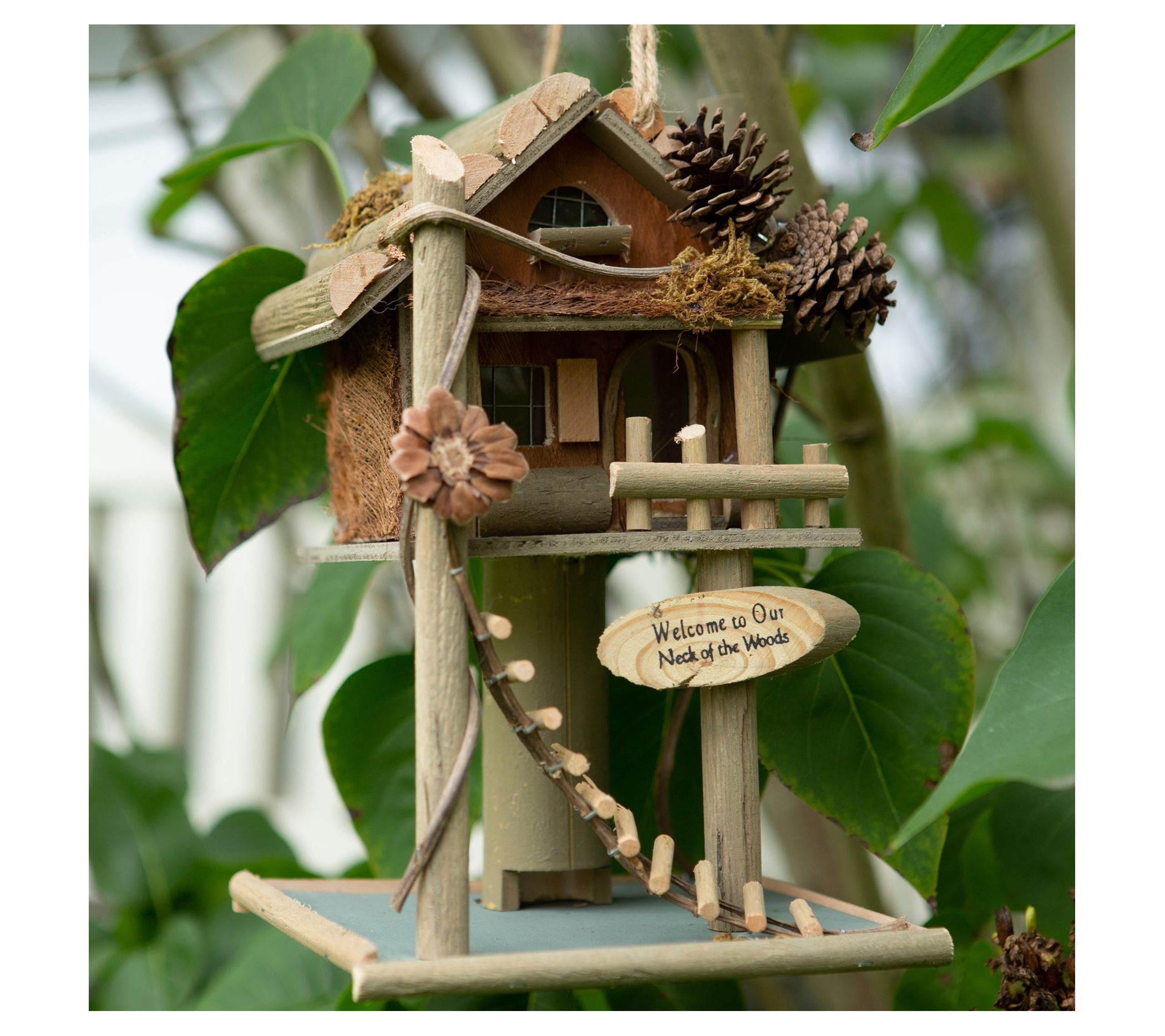 Zingz & Thingz Tree House Bird Feeder
