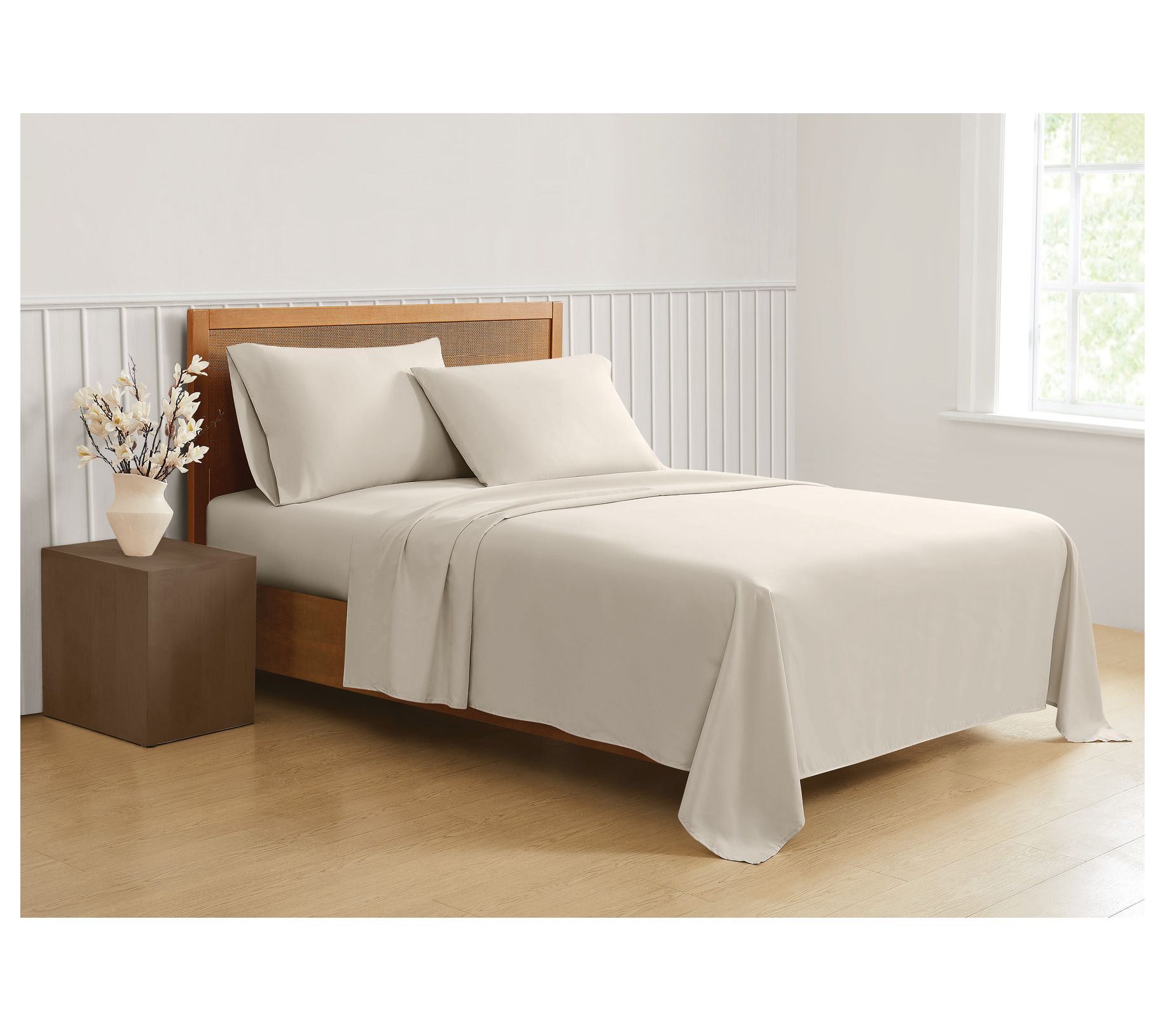 Truly Soft Green Solid Twin 3 Piece Sheet Set