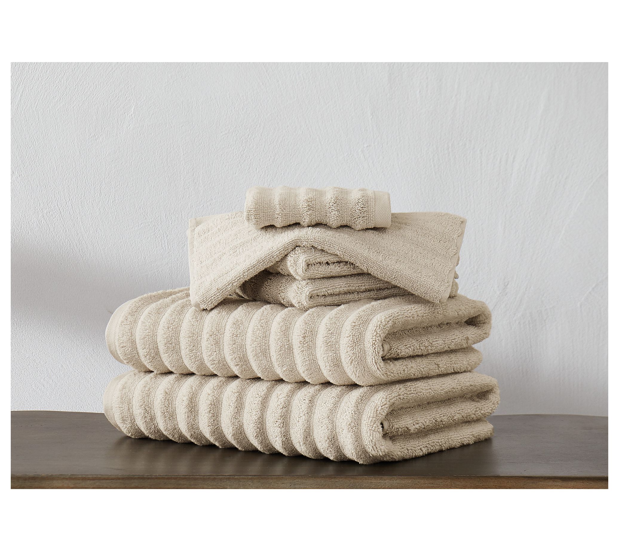 London Fog Zero Twist 6 Piece Towel Set