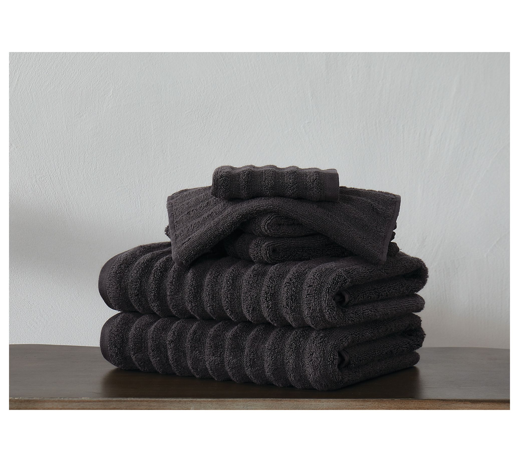 London Fog Zero Twist 6 Piece Towel Set