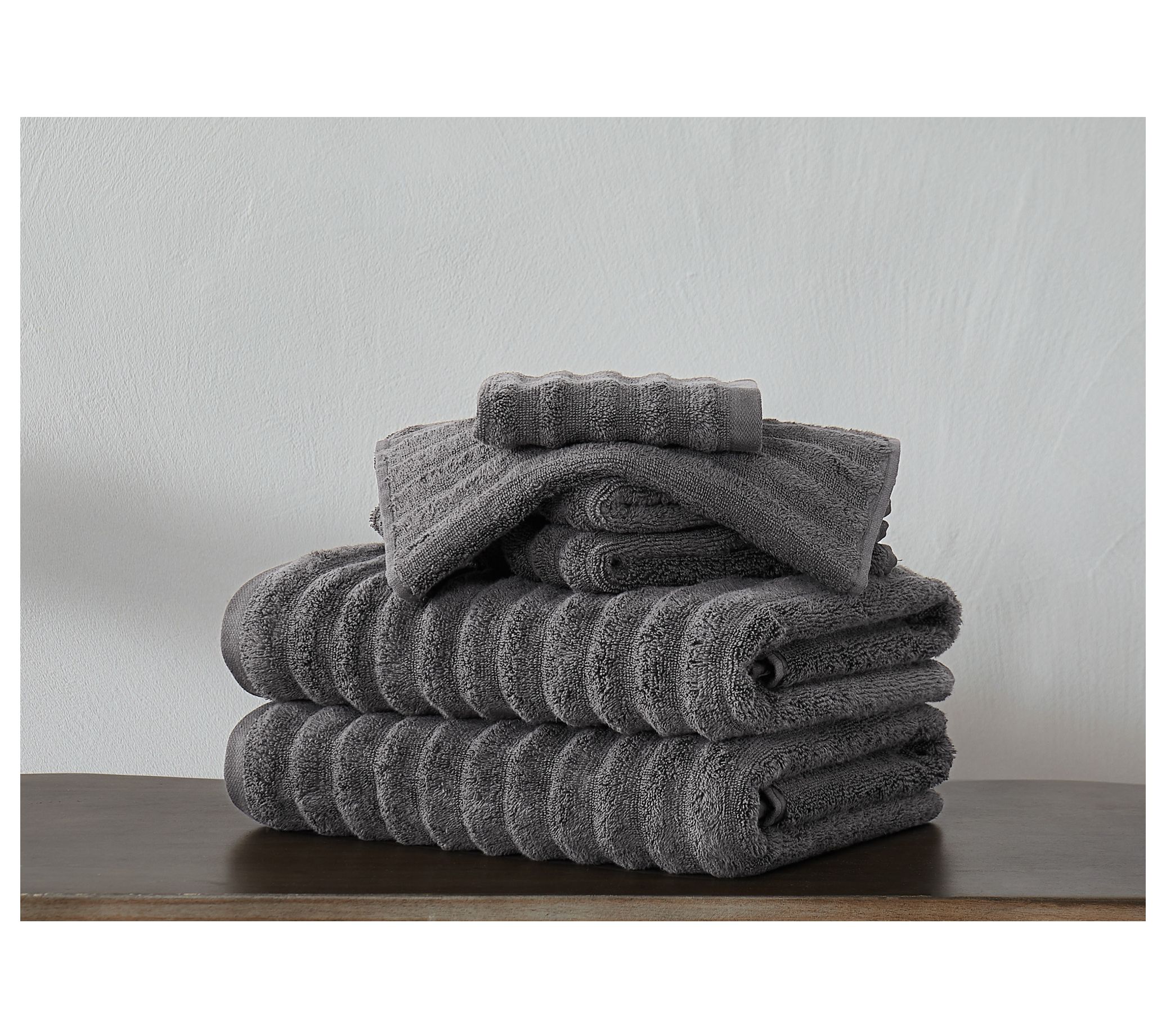 London Fog Zero Twist 6 Piece Towel Set