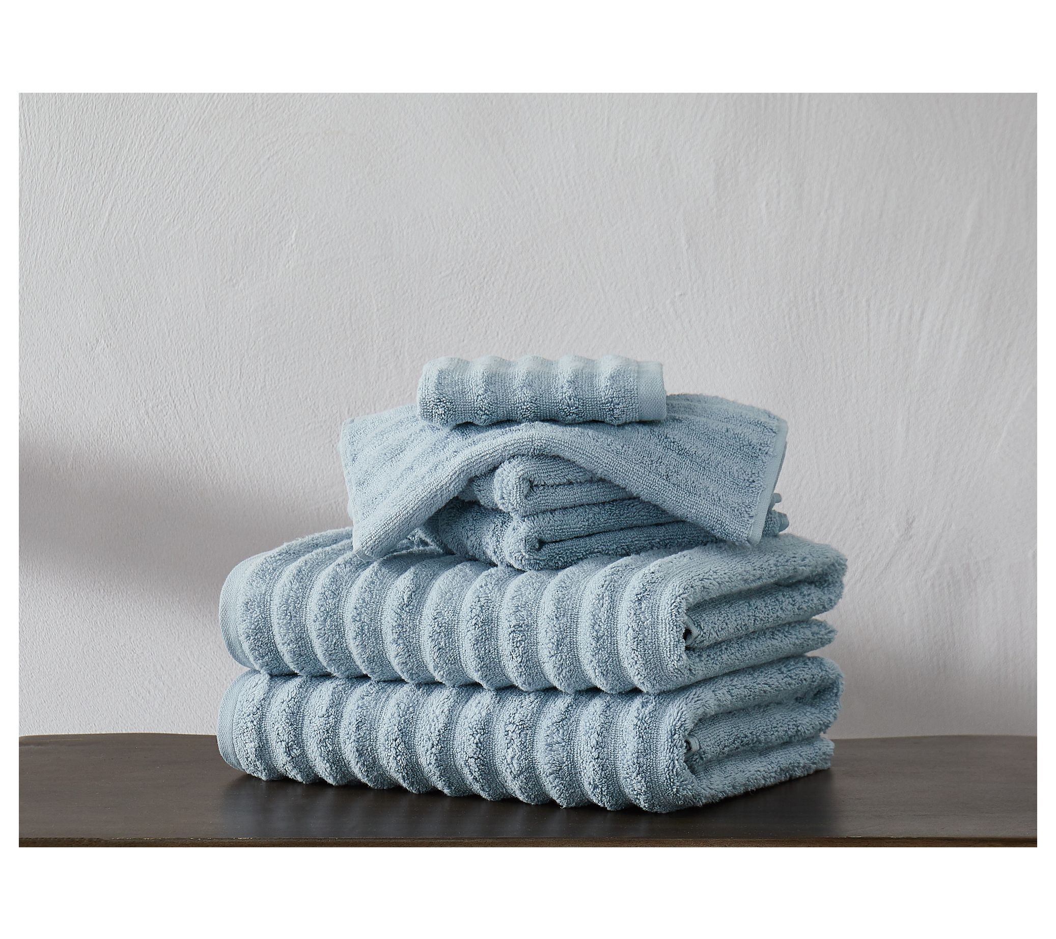 London Fog Zero Twist 6 Piece Towel Set