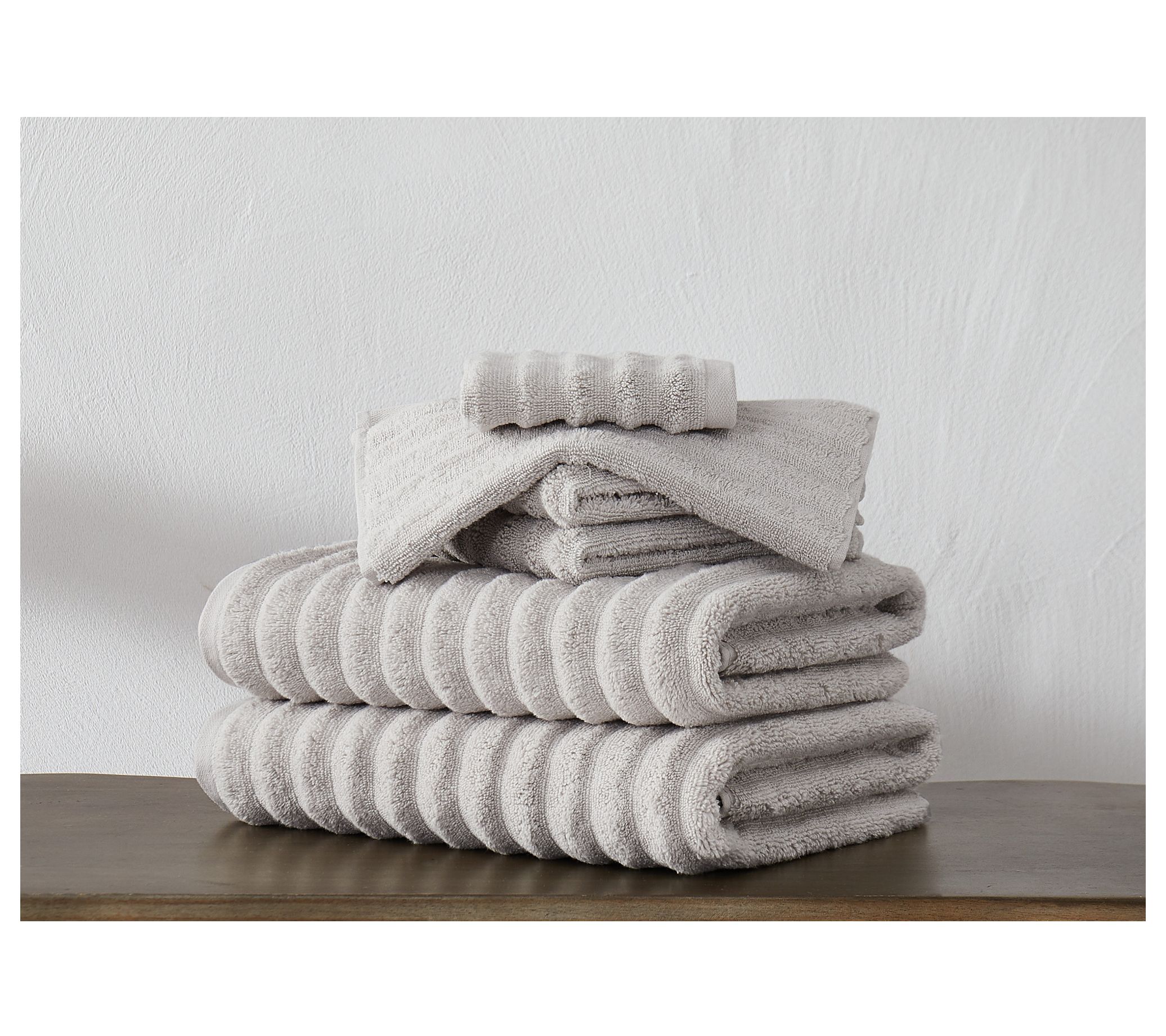 London Fog Zero Twist 6 Piece Towel Set
