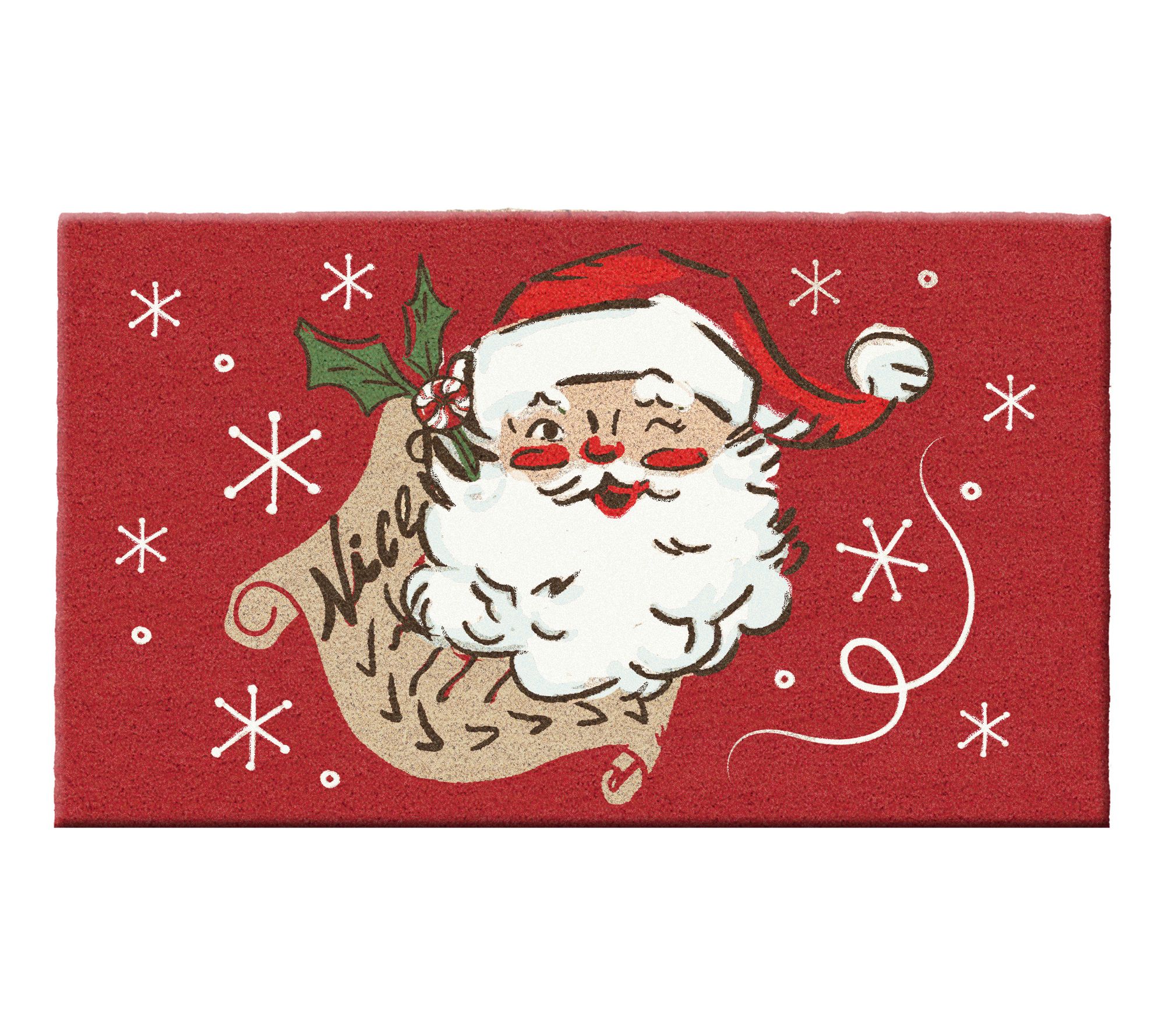 Design Imports Santa's Nice List Doormat