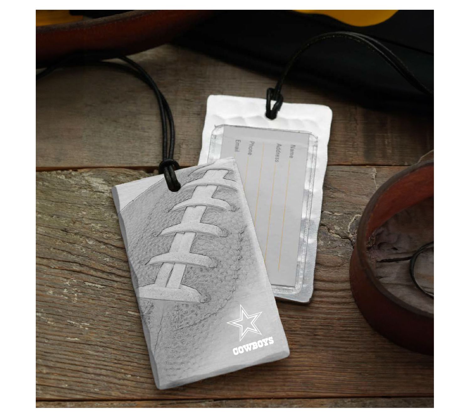 Wendell August NFL Football Bag Tag
