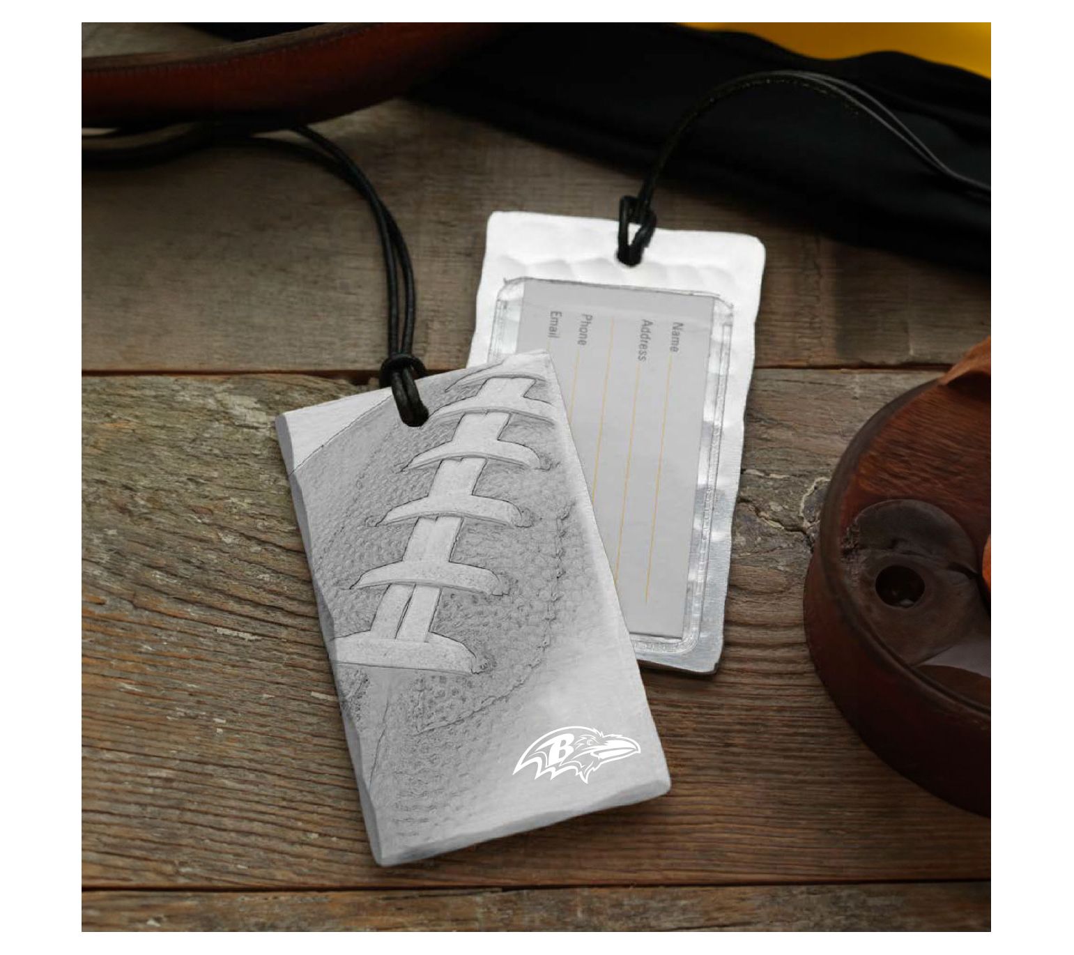 Wendell August NFL Football Bag Tag