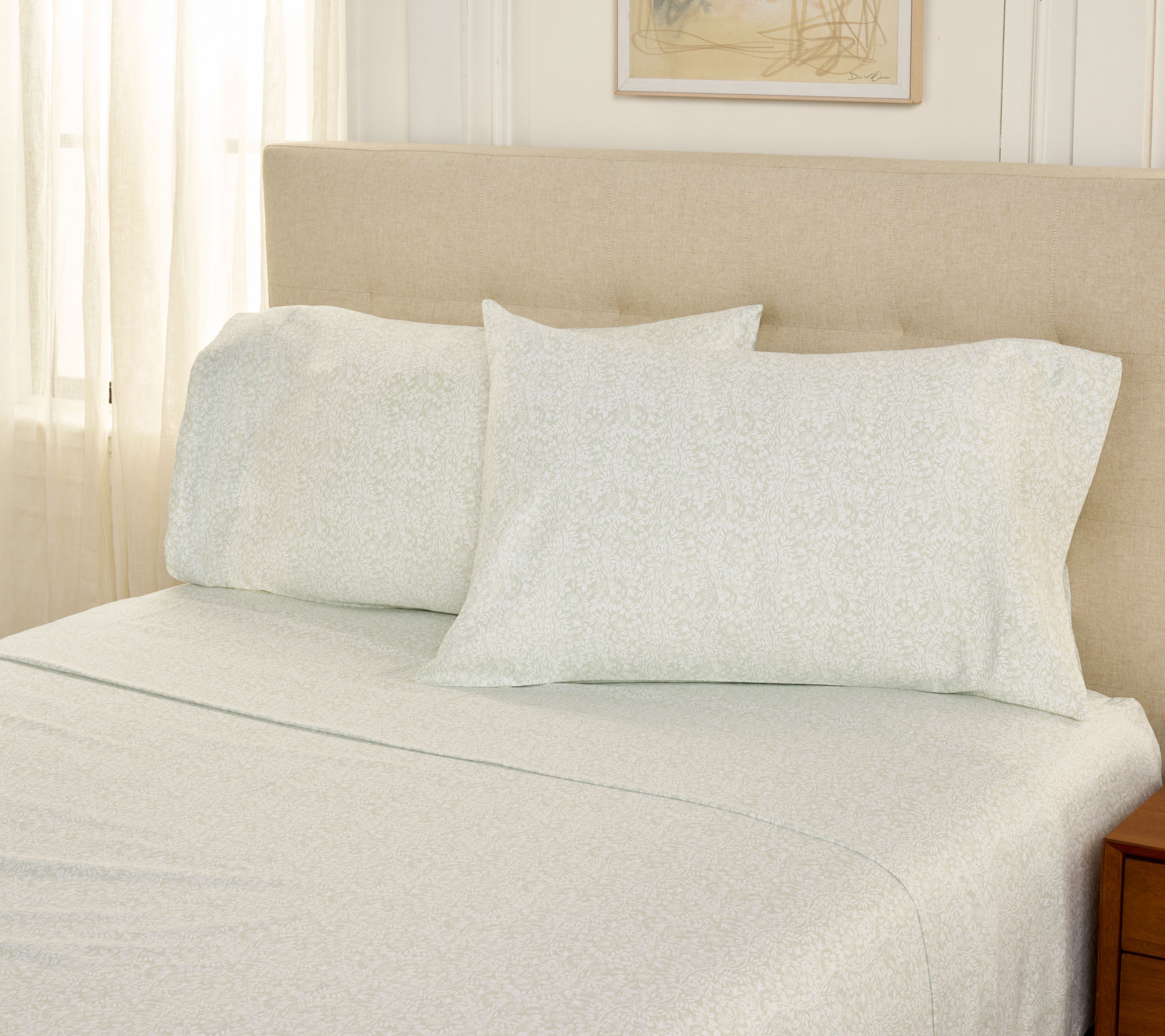 Martha Stewart 300TC Cotton Printed Sheet Set- King