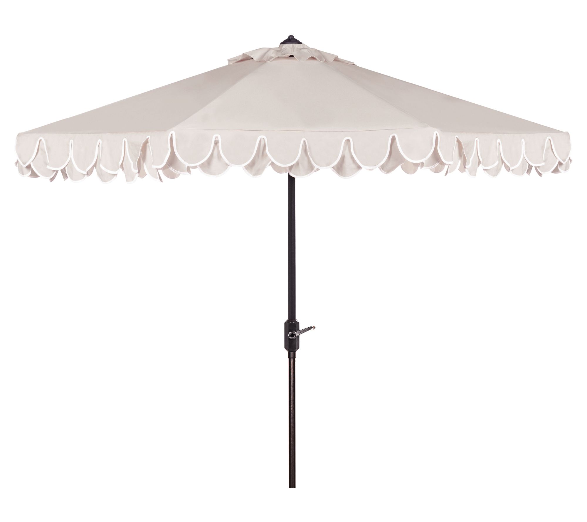 Elegant Valance 11' Round Umbrella by Valerie