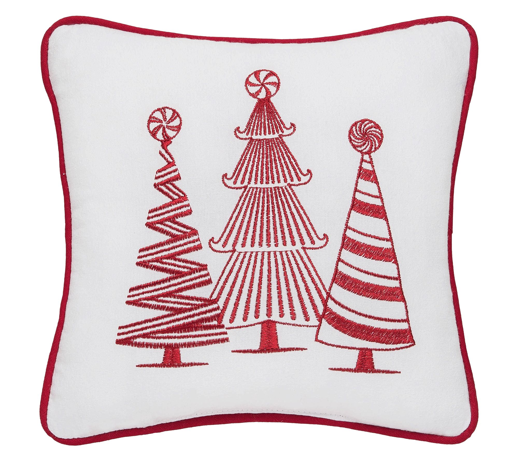 Peppermint Forest Pillow by Valerie
