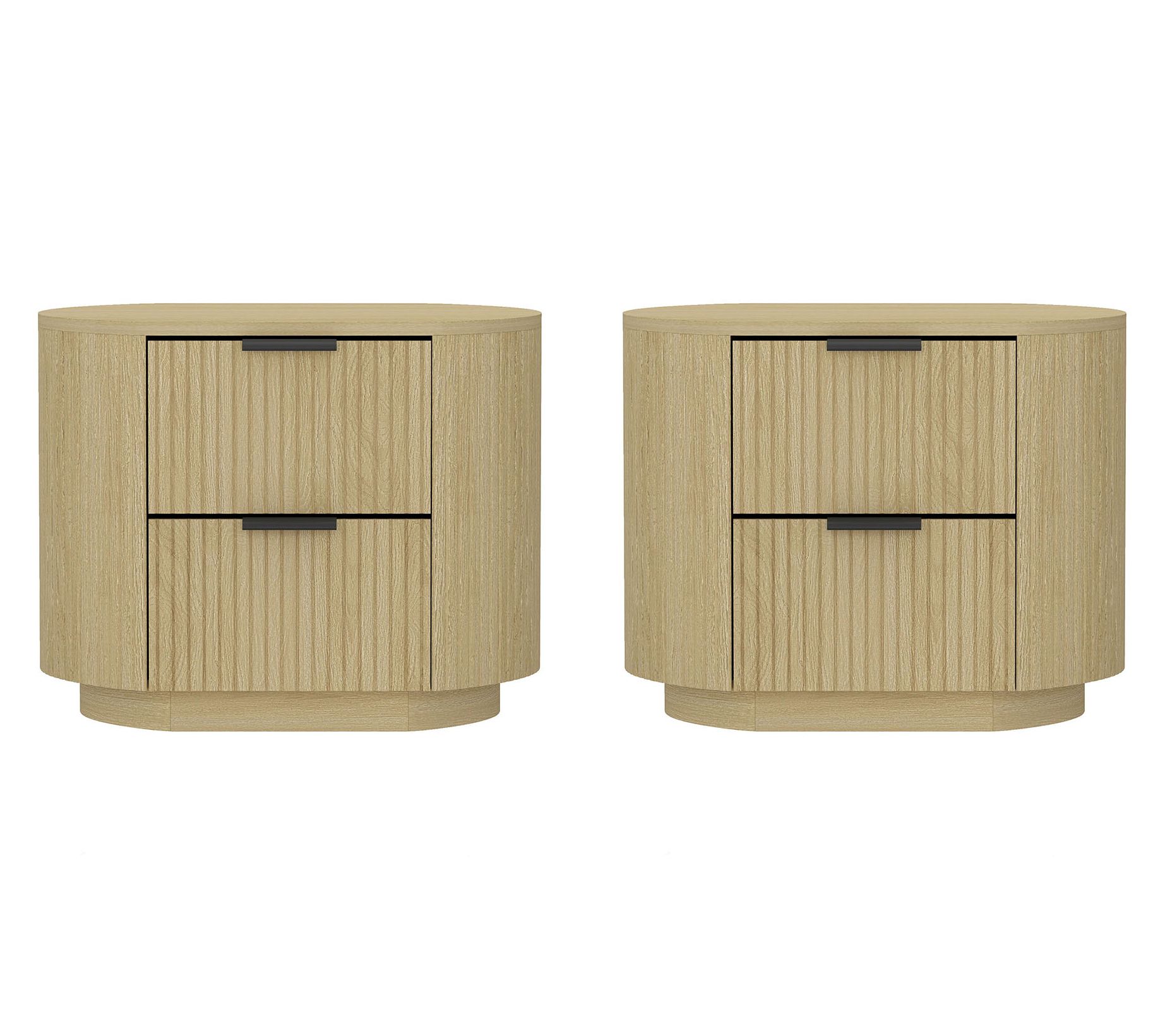 Manhattan Comfort Olivia Nightstand - Set of 2