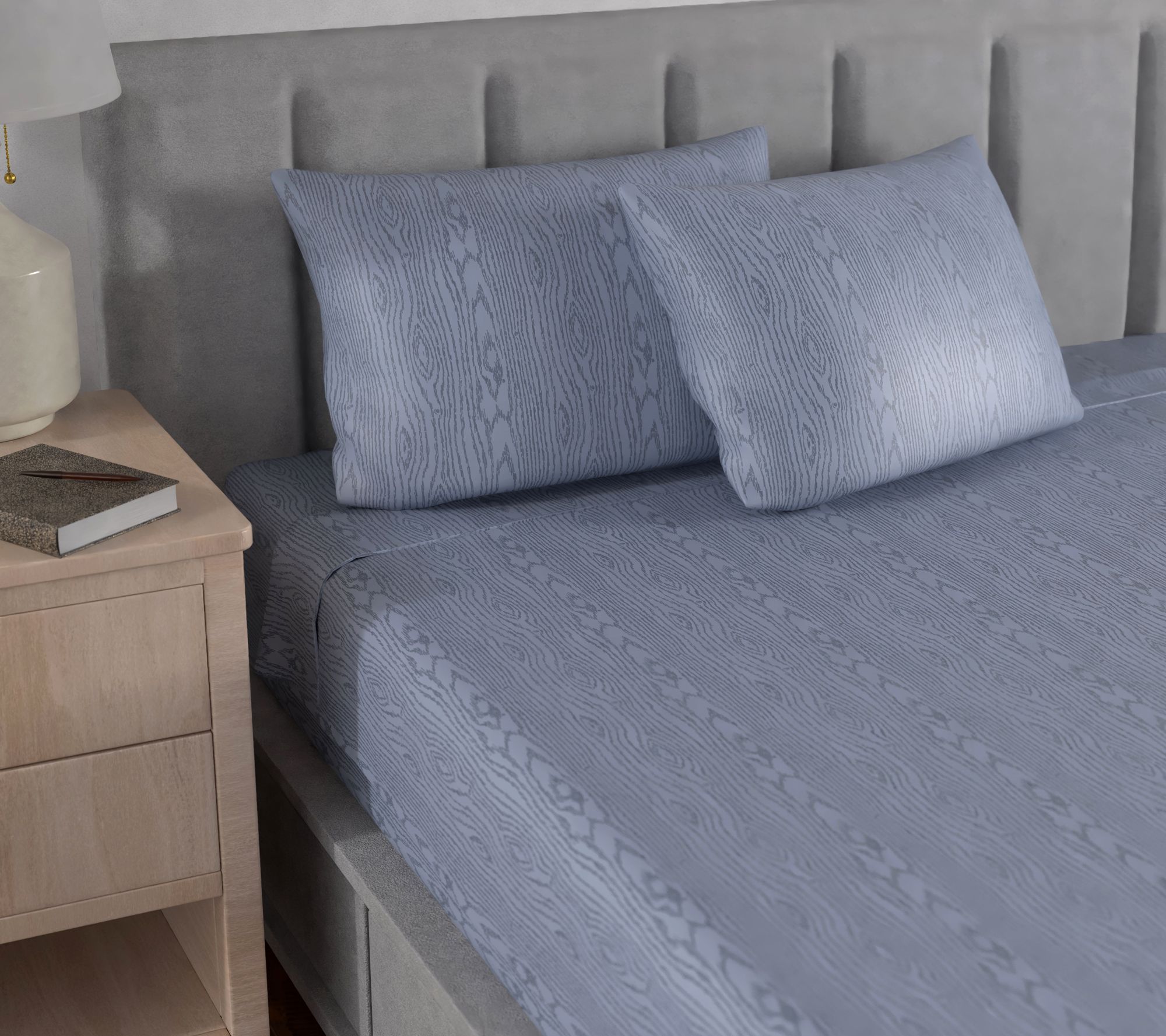 Martha Stewart 300TC 100% Cotton Sateen Sheet Set - Cal King