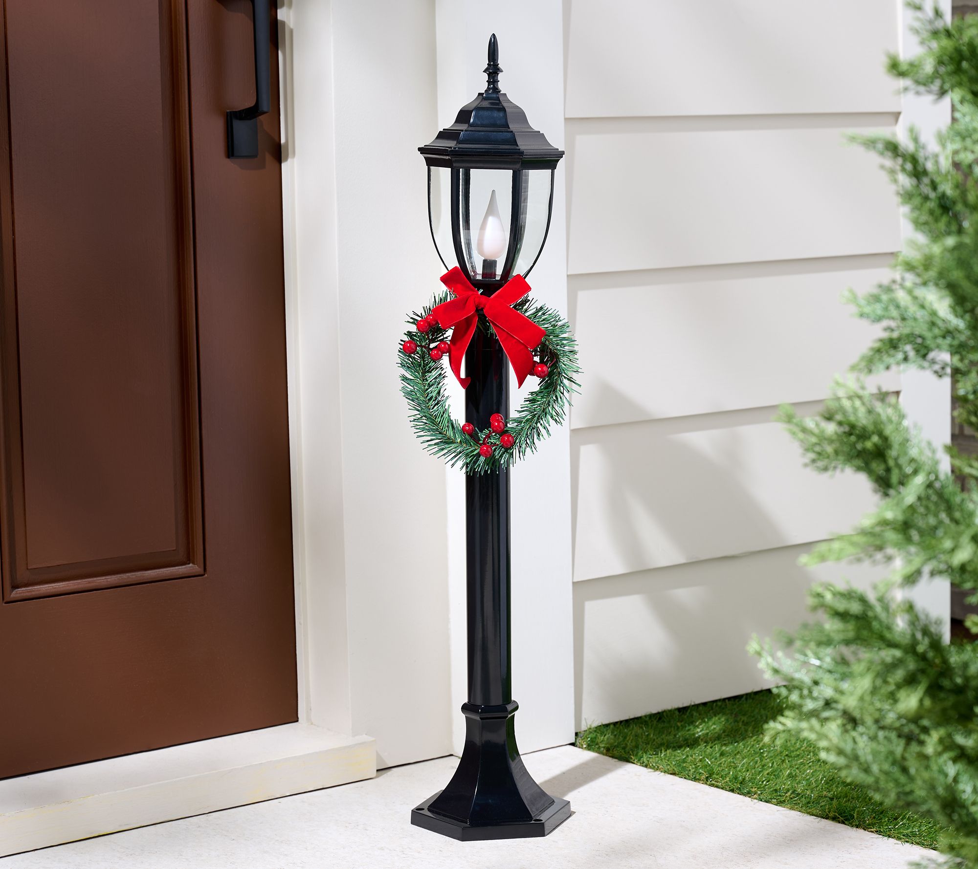 "As Is" Mr. Christmas 35" Decorative Holiday Lamp Post