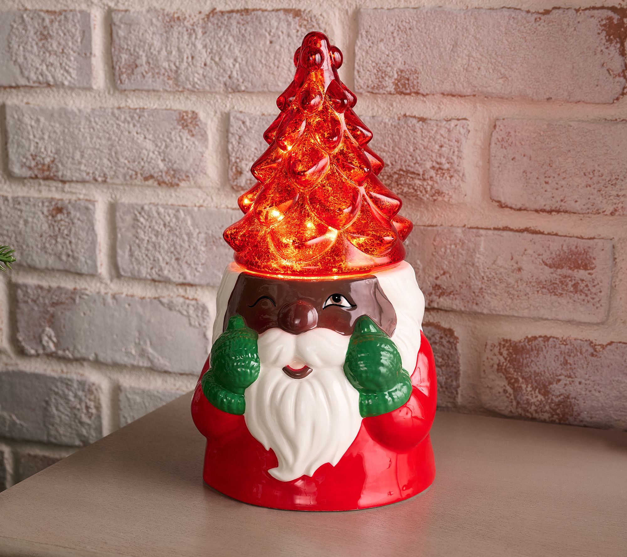 "As Is" Kringle Express Illum Ceramic & Glass Holiday Character