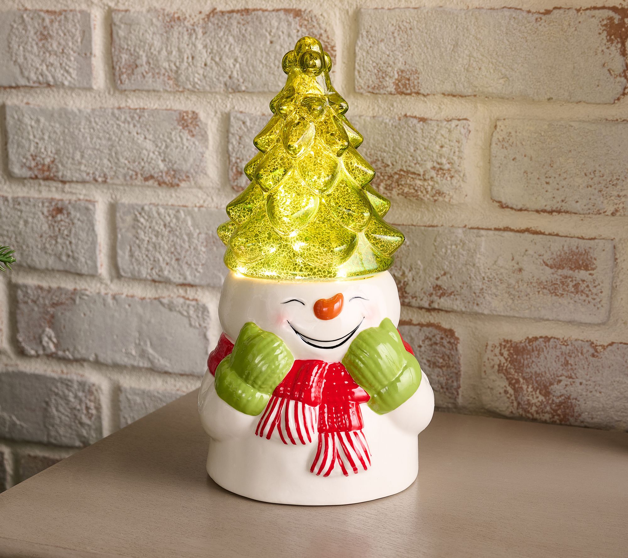 "As Is" Kringle Express Illum Ceramic & Glass Holiday Character