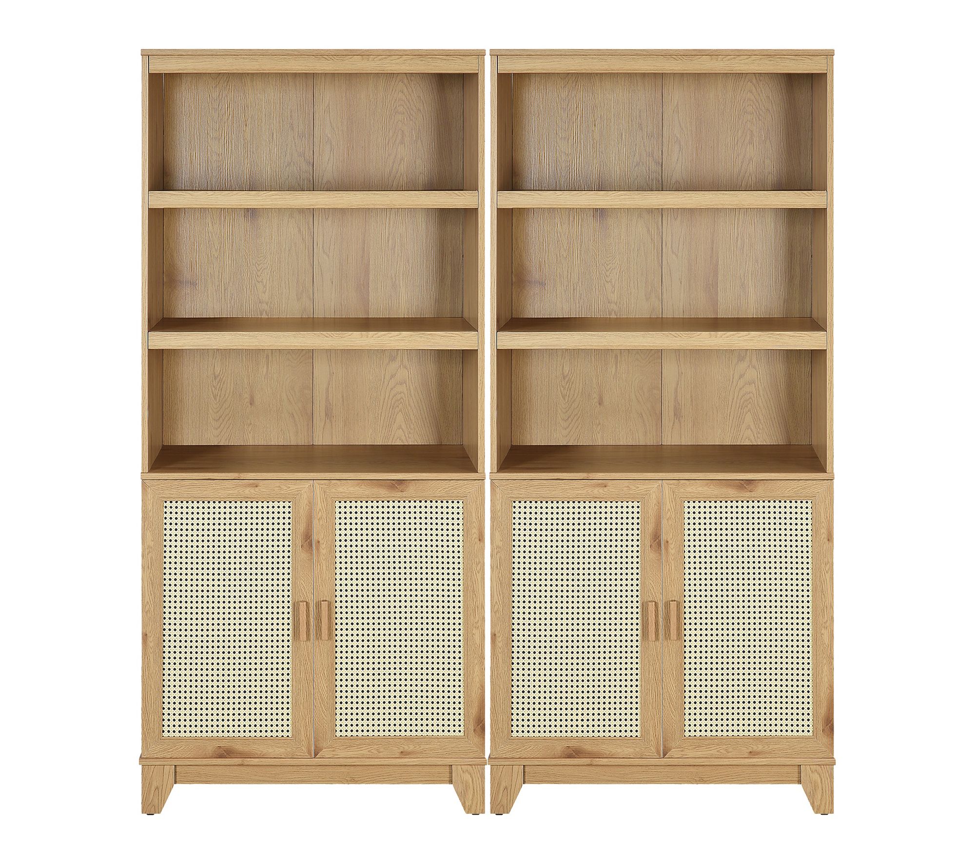 Manhattan Comfort Sheridan 31" Bookcase Cabinet- Set of 2