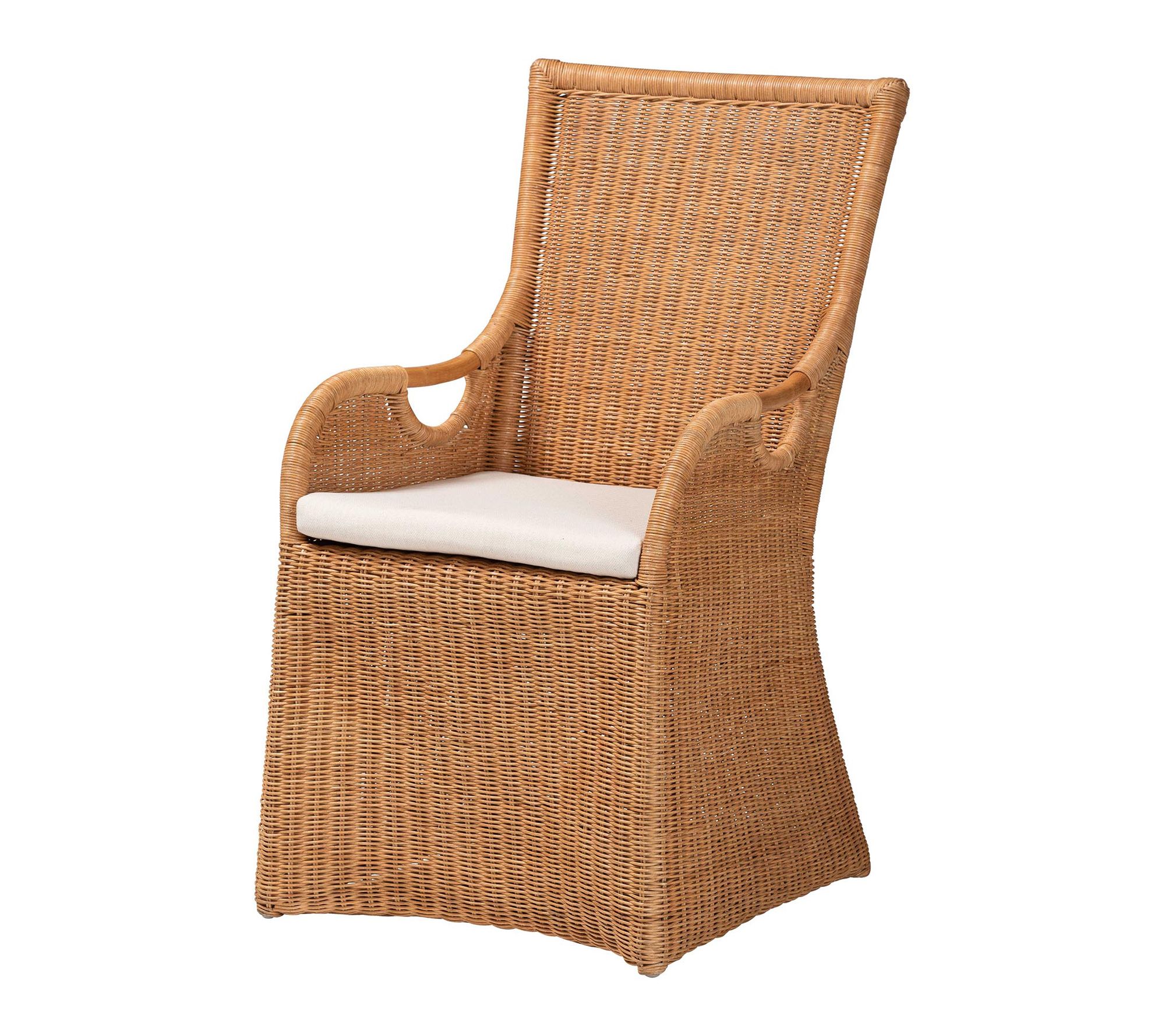 bali & pari Amsterdam Light Honey Rattan Dining Chair
