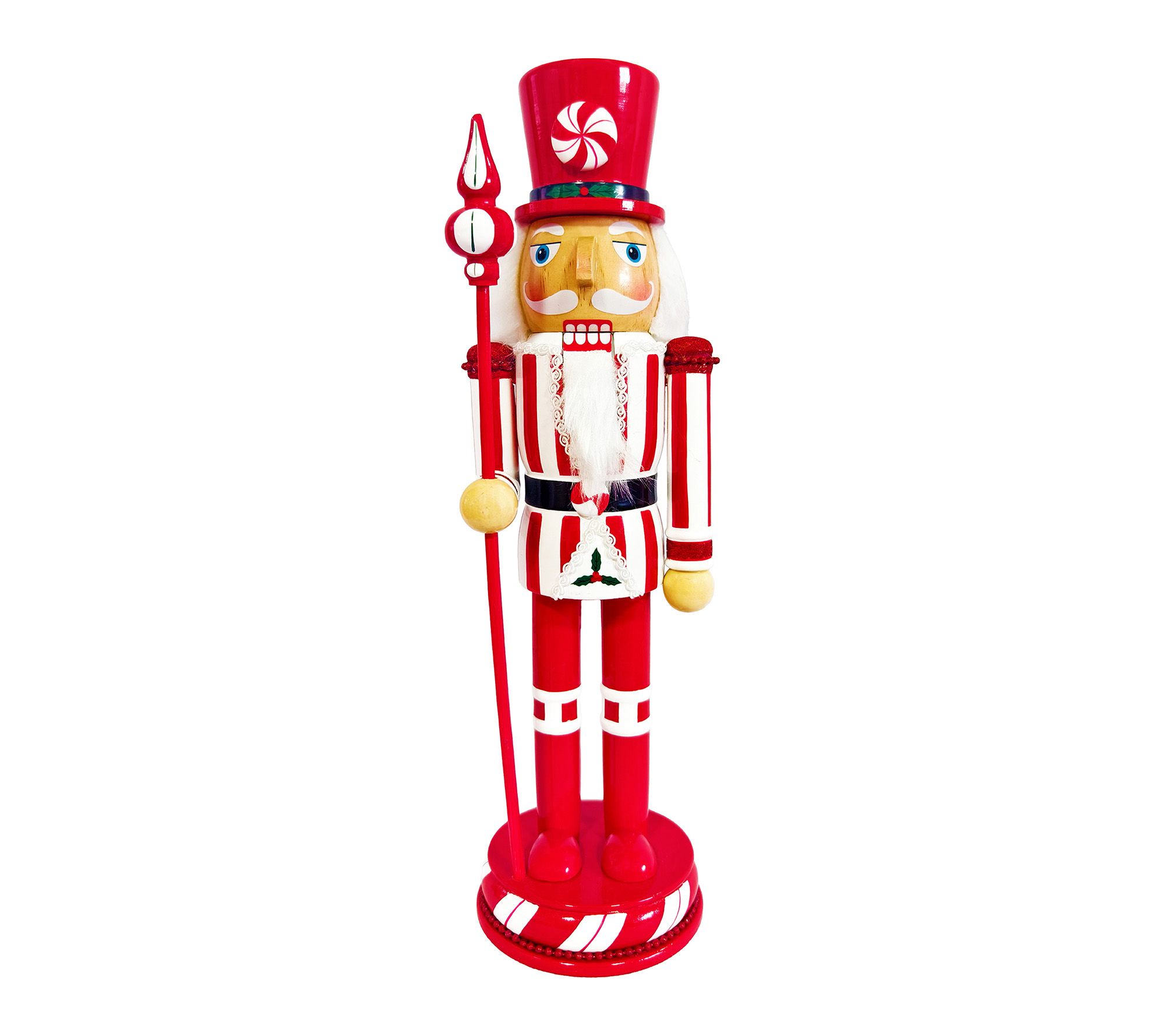 Santa's Workshop, Inc 14" Peppermint Swirl Nutcracker